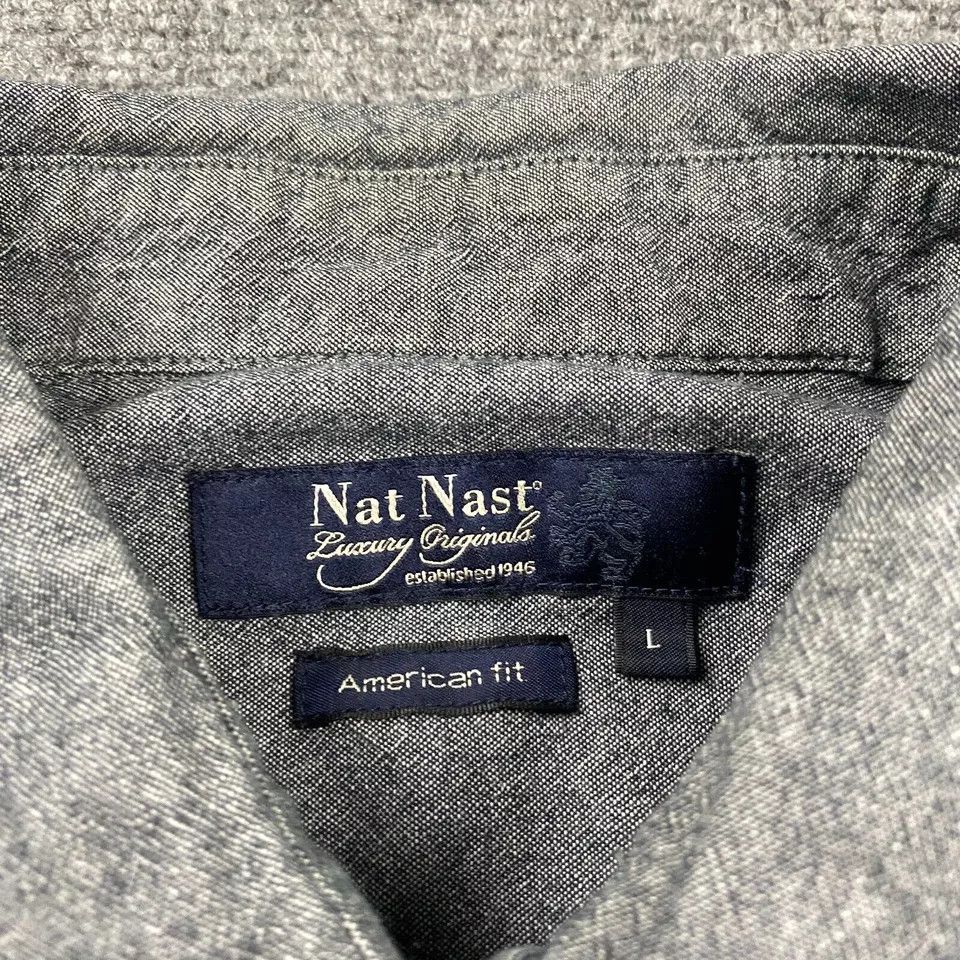 Nat Nast Nat Nast Shirt Men's Large Button Up American Fit Luxury Size US L / EU 52-54 / 3 - 2 Thumbnail