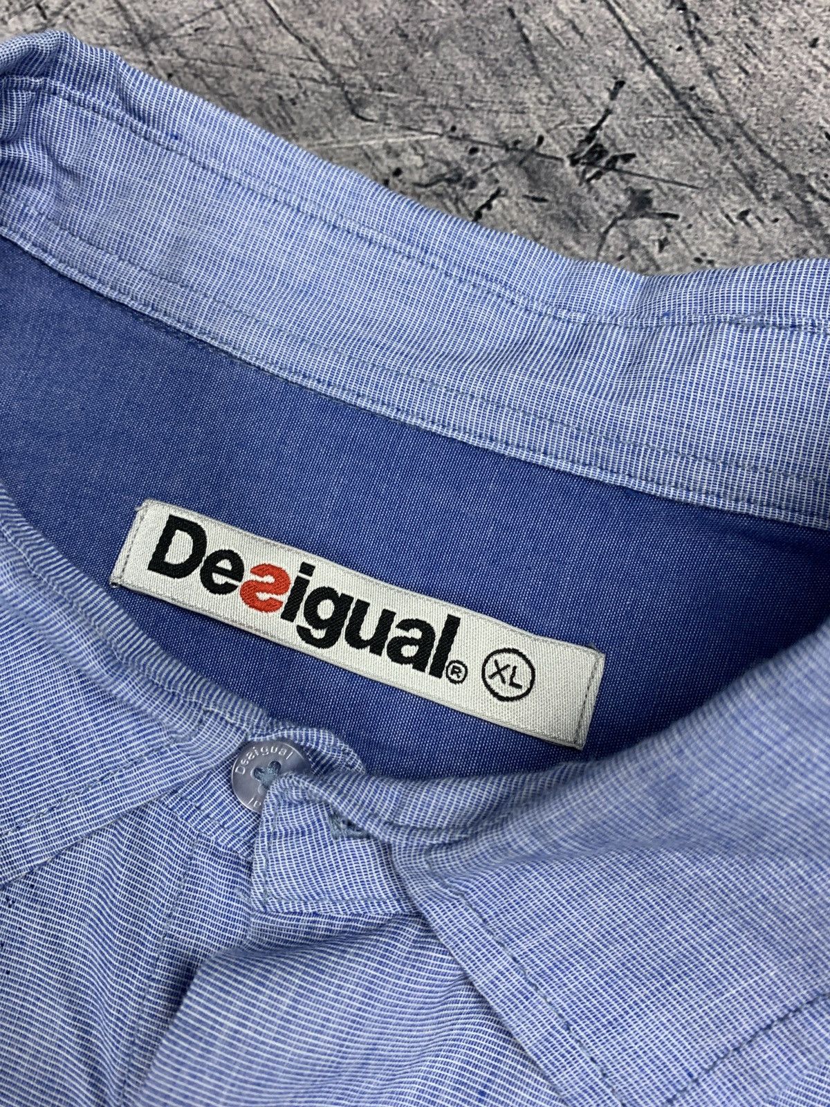 Desigual Desigual Avant Garde Patchwork Shirt Top Y2K Long Sleeve Size US XL / EU 56 / 4 - 7 Thumbnail