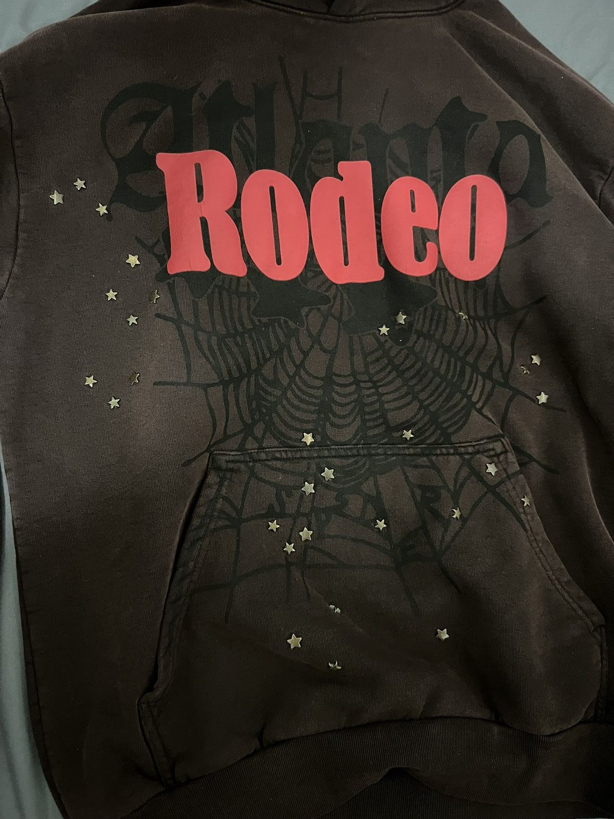 Sp5der × Travis Scott sp5der says before rodeo hoodie Size US L / EU 52-54 / 3 - 3 Thumbnail
