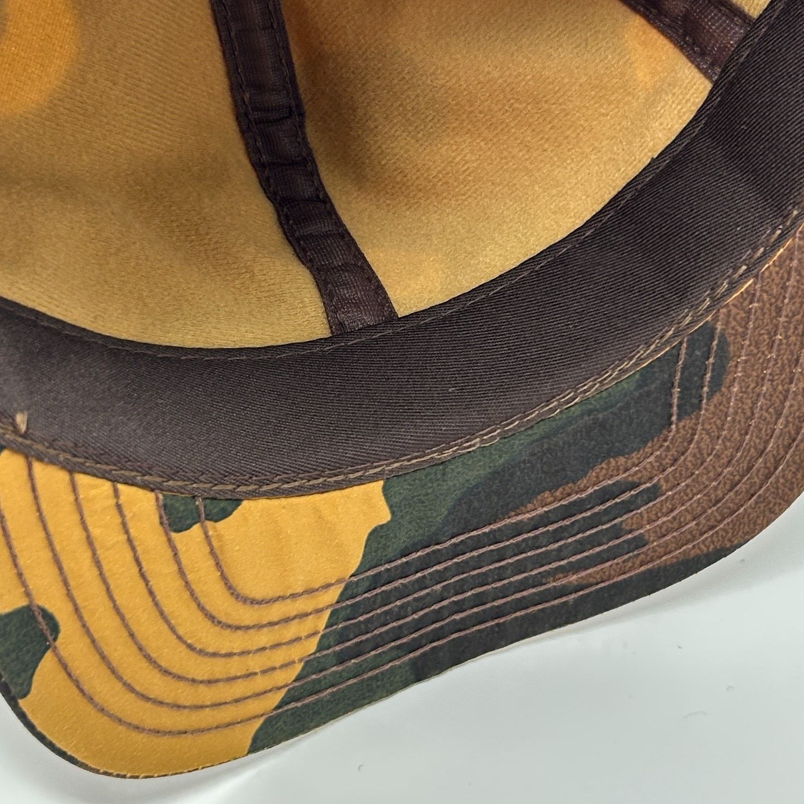 Vintage Vintage Hunting Camo Hat Baseball Cap Ear Flap Hunter Medium Size ONE SIZE - 6 Thumbnail