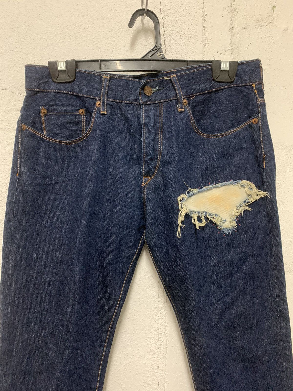 Japanese Brand × Jean Punk ripped zipper leg denim Size 30" / US 8 / IT 44 - 3 Thumbnail