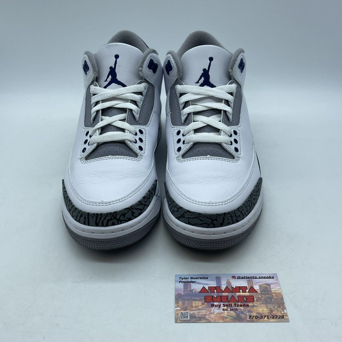 Jordan Brand Air Jordan 3 midnight navy Size US 8 / EU 41 - 2 Thumbnail
