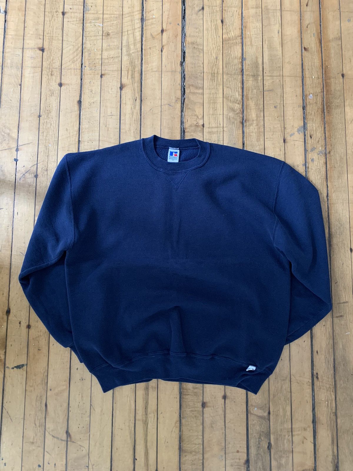 image of Russell Athletic x Vintage Russell Crewneck Navy, Men's (Size XL)