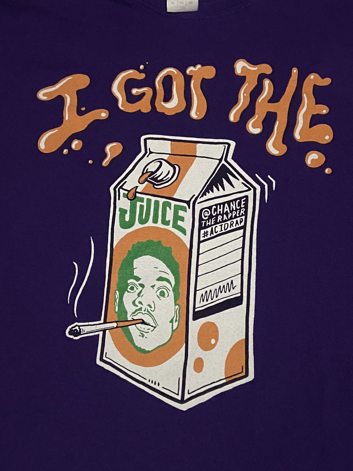 Band Tees × Rap Tees Chance the rapper i got the juice size L Size US L / EU 52-54 / 3 - 5 Thumbnail