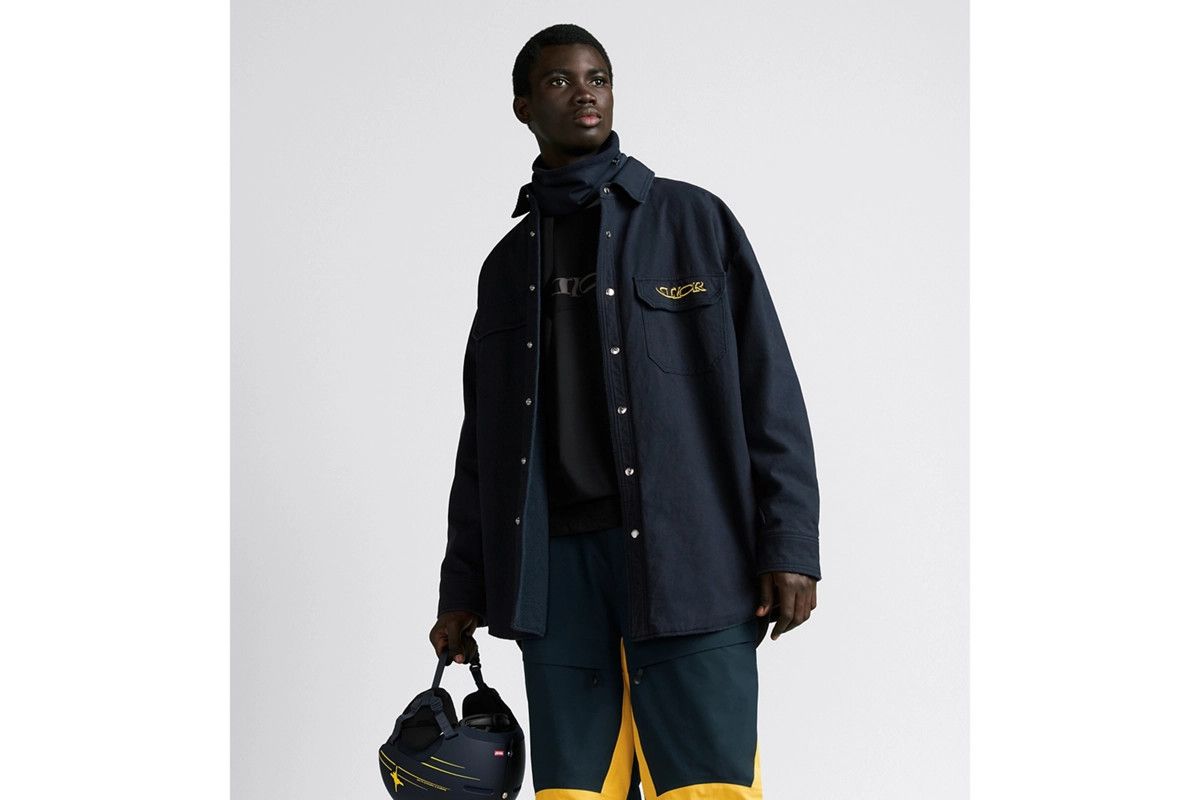 Dior o1bcso1str0226 Overshirt in Navy Blue Size US S / EU 44-46 / 1 - 3 Thumbnail