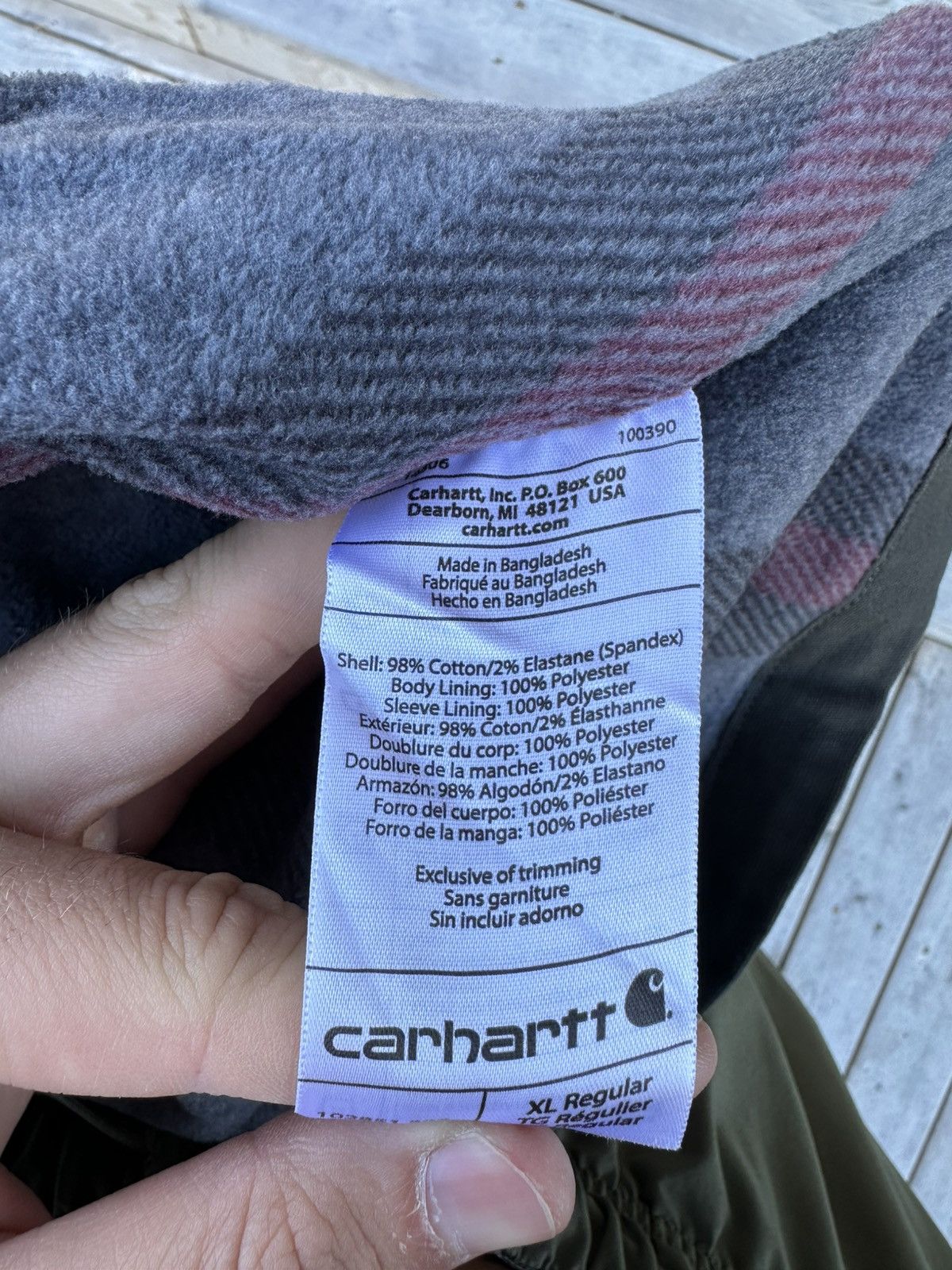 Carhartt Carhartt Lined Button-up Size US XL / EU 56 / 4 - 5 Thumbnail