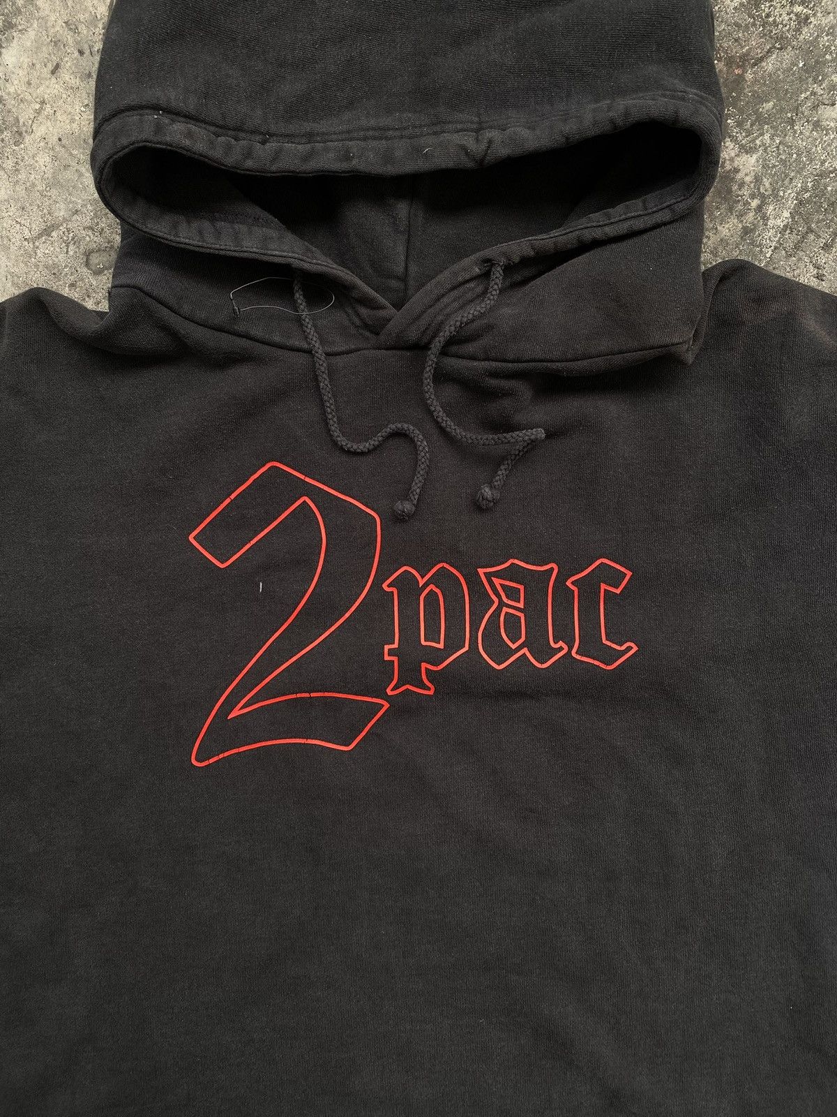 Vintage vlone x 2pac hoodie Size US XL / EU 56 / 4 - 2 Thumbnail