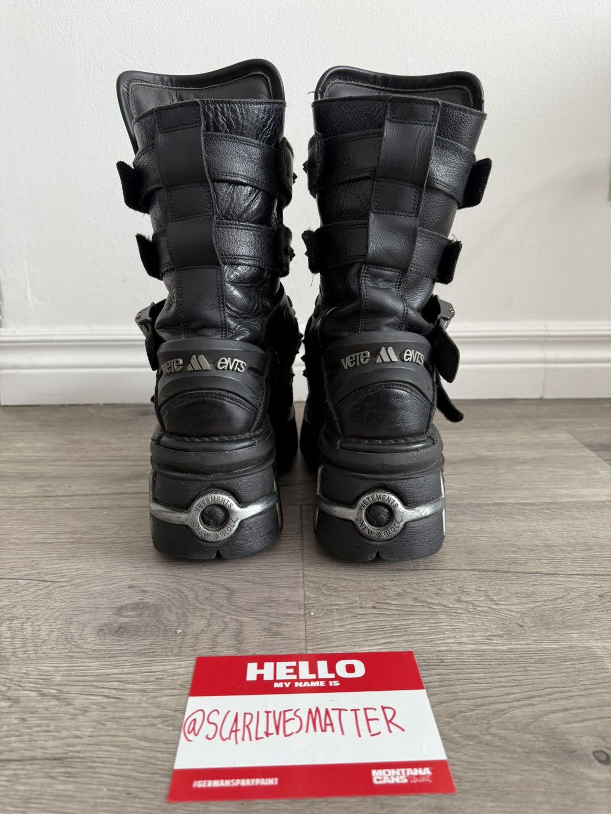New Rock × Vetements Vetements x New Rock Gamer boots Size US 9 / EU 42 - 3 Thumbnail