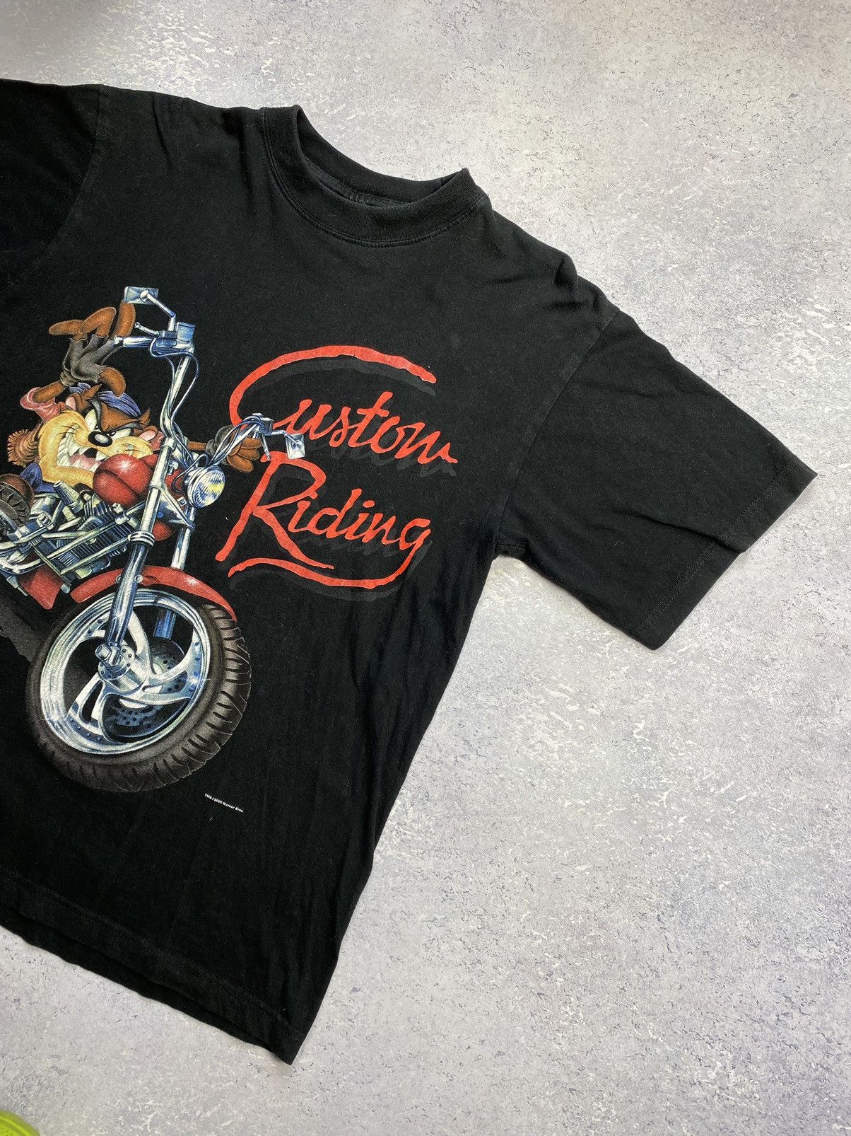 Anime × Vintage Vintage Looney Tunes Black T-shirt 2000s Size Small Big Logo Size US S / EU 44-46 / 1 - 5 Thumbnail
