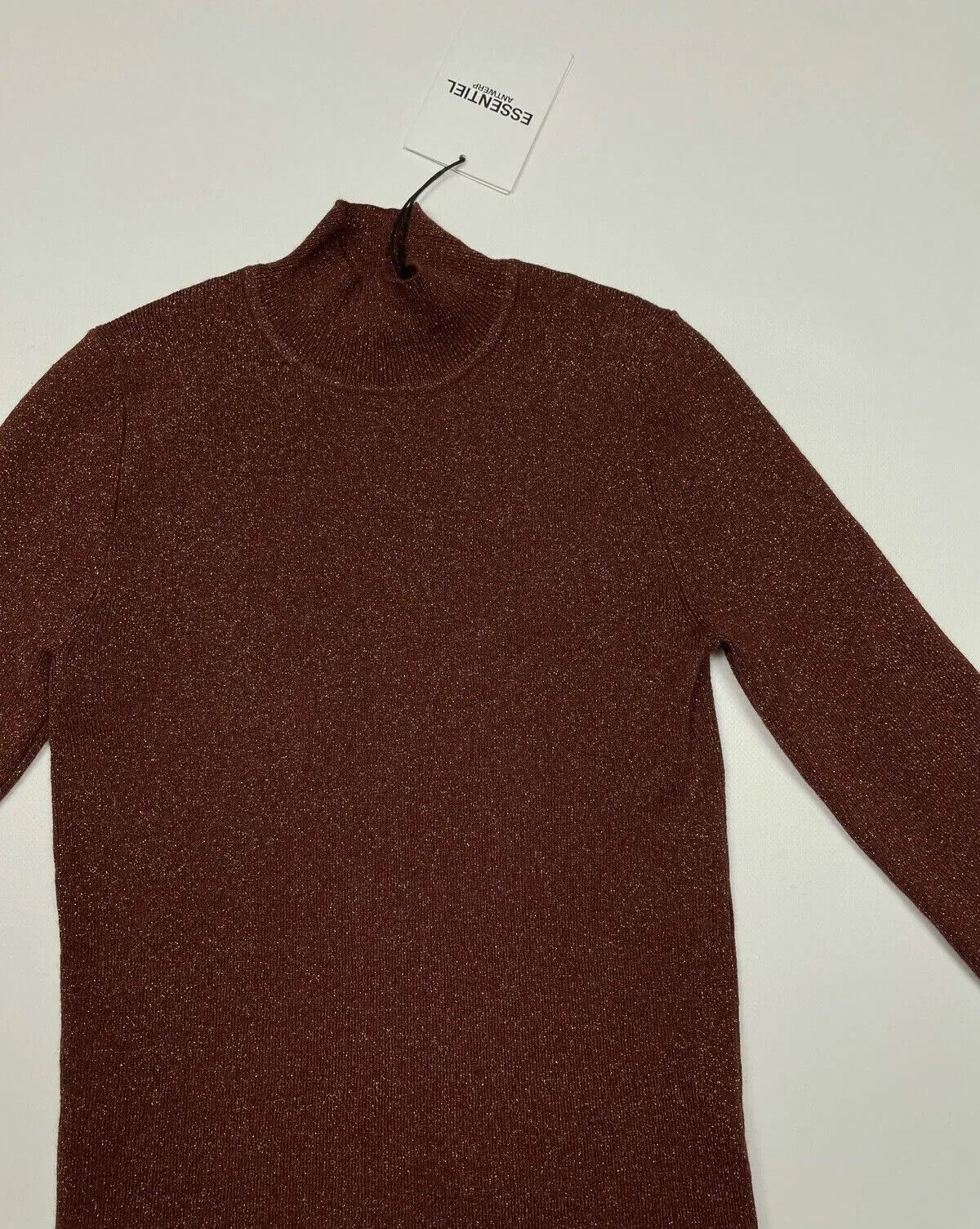 Essentiel Antwerp ESSENTIEL Antwerp Metal Turtle Neck Lurex Women 3/4 Sweater Size S / US 4 / IT 40 - 6 Thumbnail