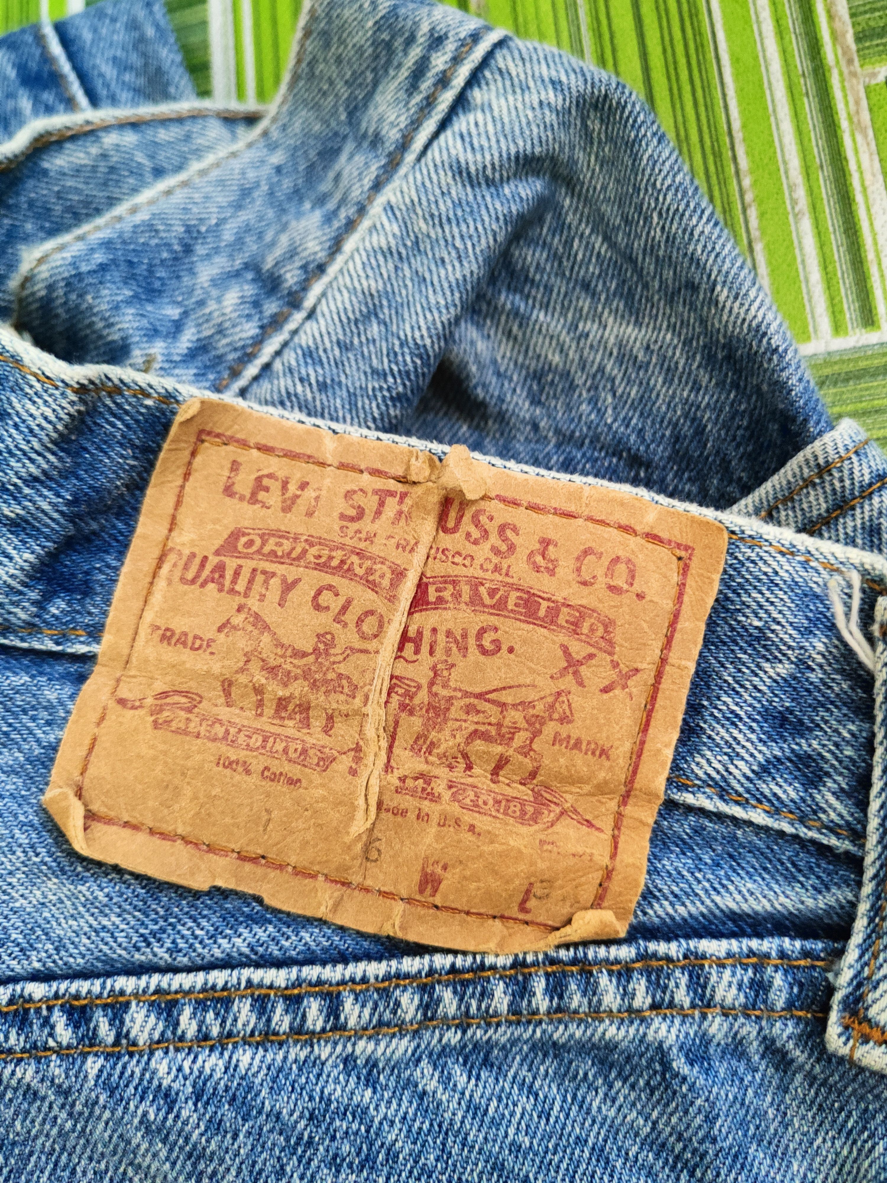 Levi's D 80' vintage levi's Blue Distressed Ripped Jeans #S2908 Size US 26 / EU 42 - 15 Thumbnail