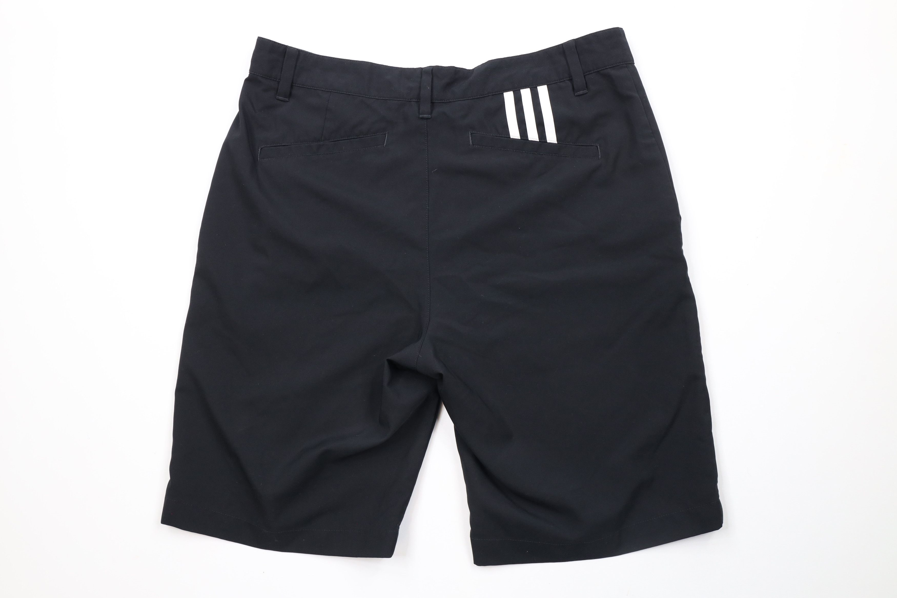 Adidas × Vintage Adidas Golf Flat Front Golfing Chino Shorts Black Polyester Size US 32 / EU 48 - 8 Thumbnail