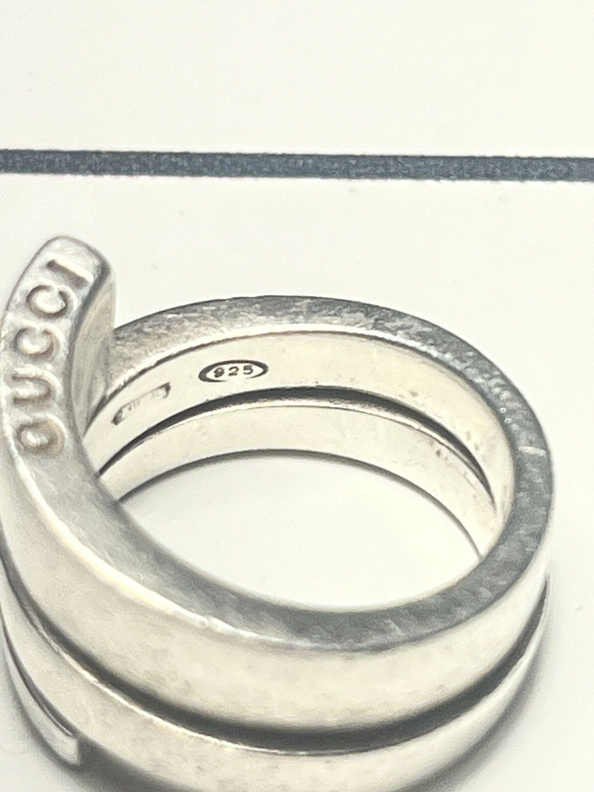Gucci GUCCI SILVER RING PINKIERING UNISEX Size ONE SIZE - 4 Thumbnail