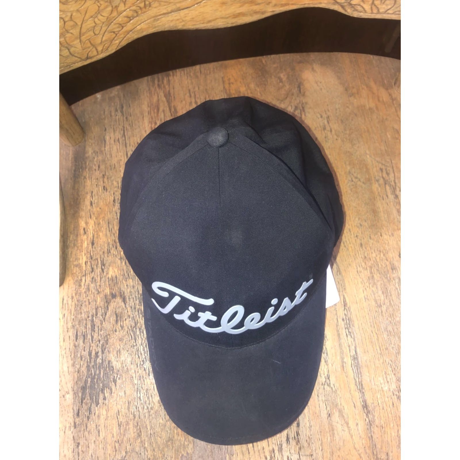 Titleist Titleist Hat Cap Strap Back Mens One Size Black Stadry Water Resistant Golf Hat Size ONE SIZE - 7 Thumbnail