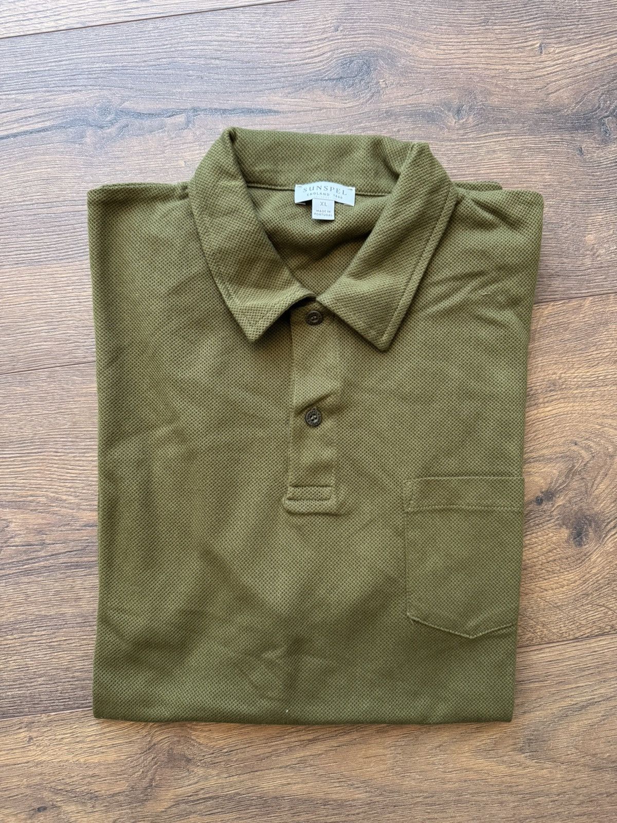 Sunspel Sunspel olive green Riviera Polo - Size XL Size US XL / EU 56 / 4 - 1 Preview