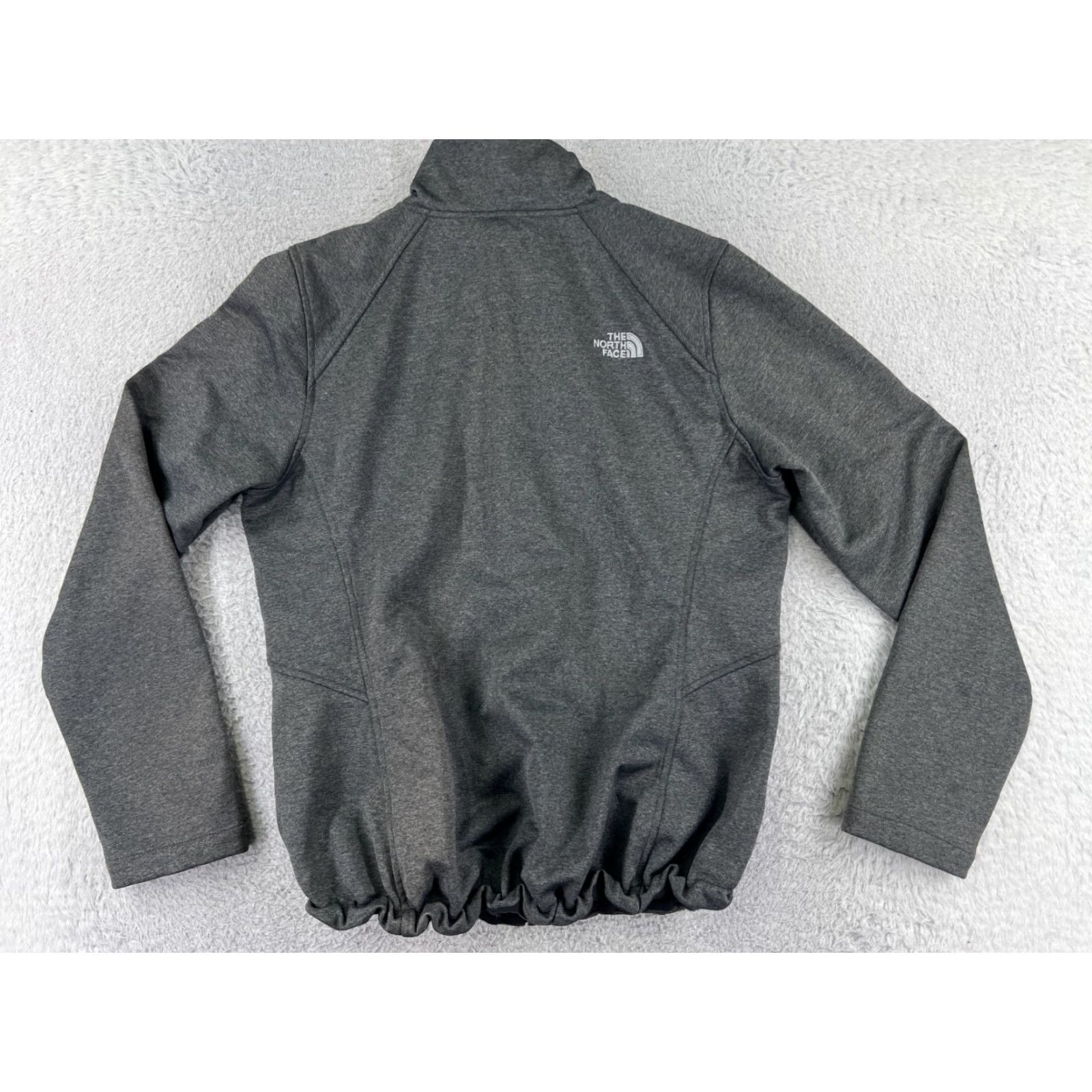 The North Face The North Face Jacket Women L Gray Zip Mock Neck Polyester Fleece Cozy Warm Size L / US 10 / IT 46 - 2 Thumbnail