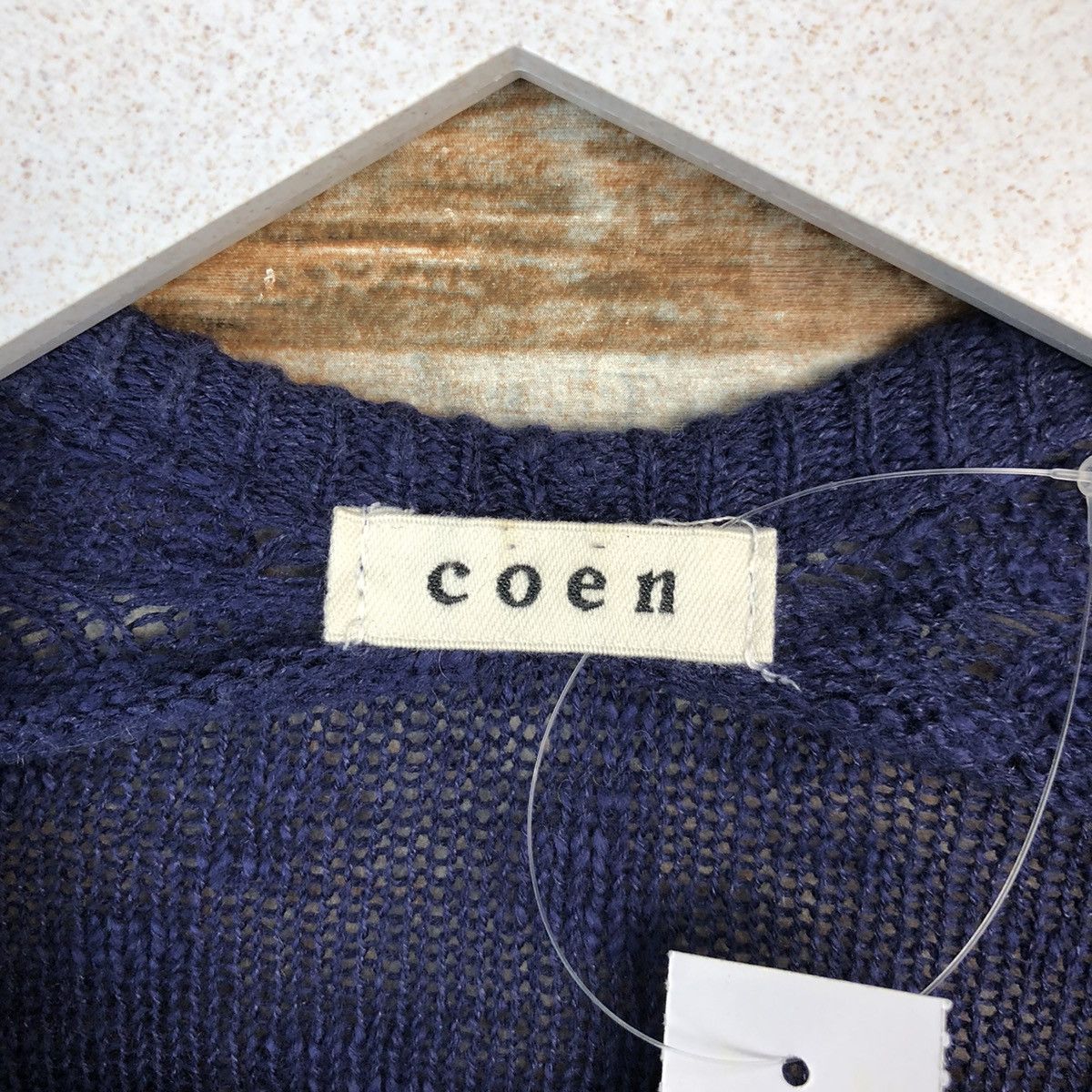 Homespun Knitwear × Japanese Brand Coen Blue Knitwear #A1621 Size XL / US 12-14 / IT 48-50 - 9 Thumbnail