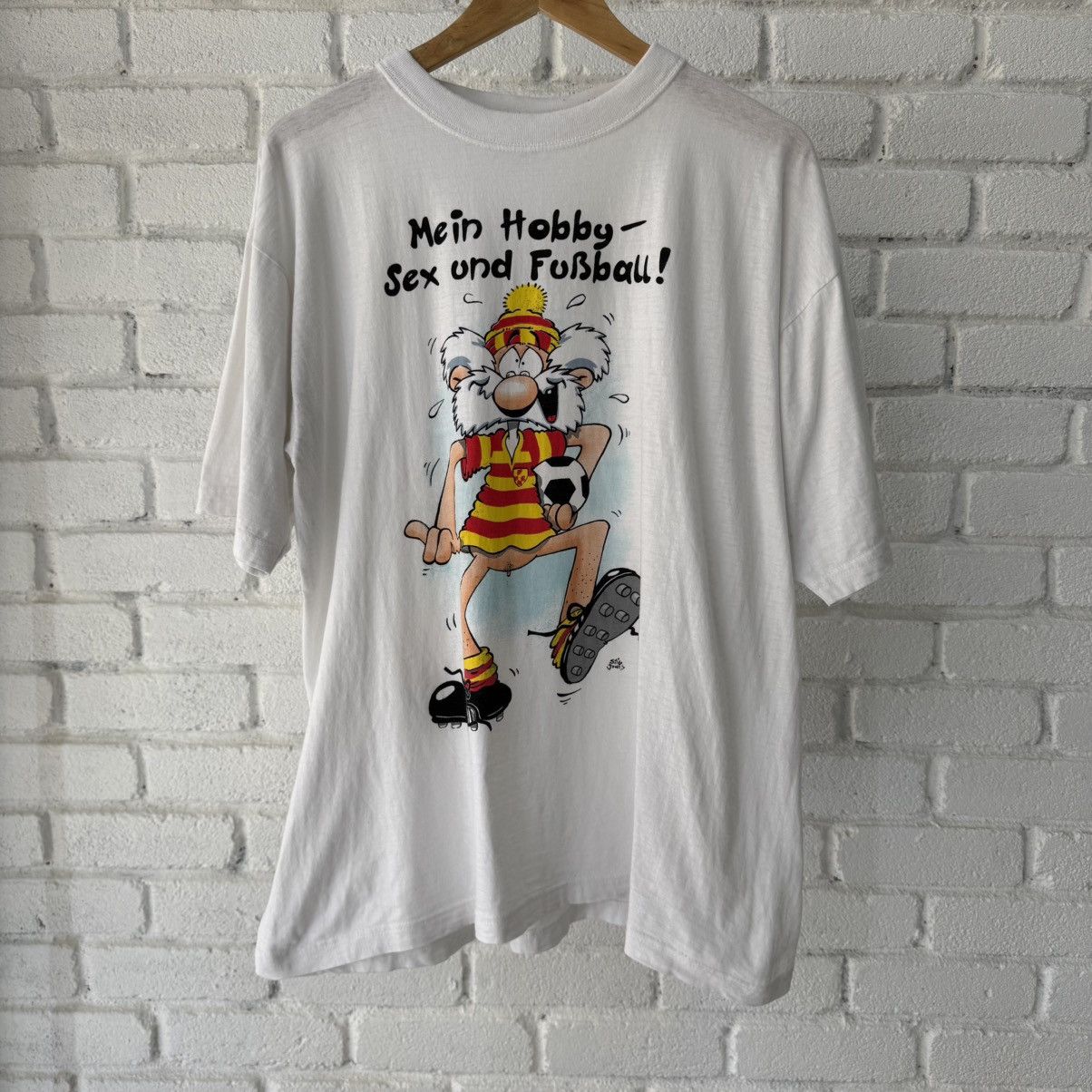 Vintage Sex & Football Tee Size US XL / EU 56 / 4 - 1 Thumbnail