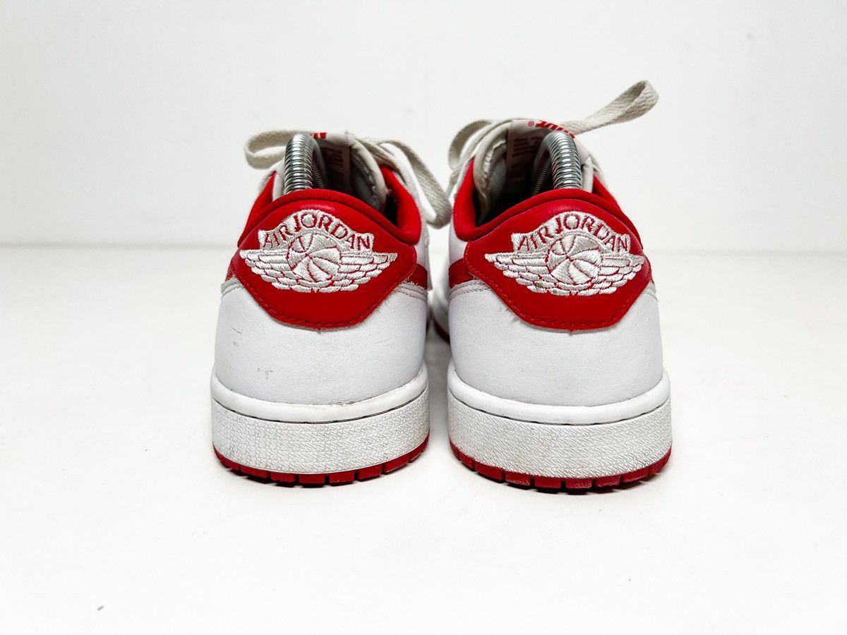 Jordan Brand × Nike Air Jordan 1 Low OG 'White/Red' Size US 8 / EU 41 - 4 Thumbnail