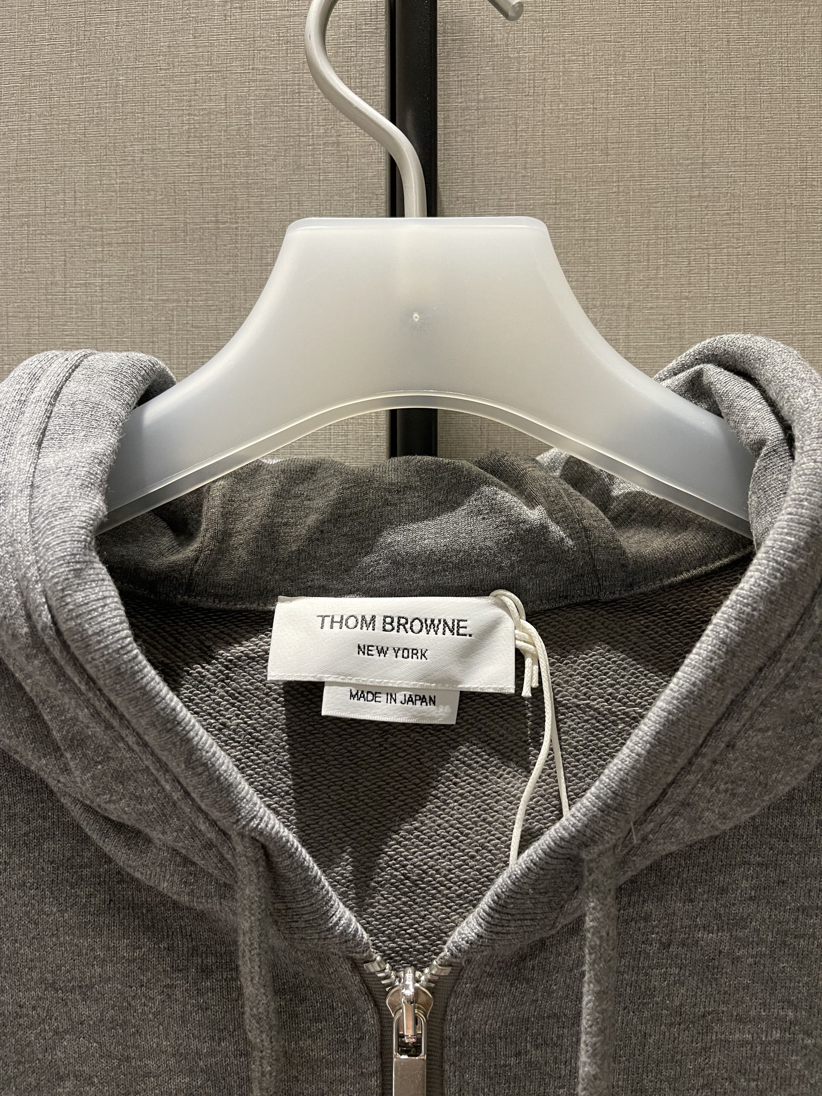 Thom Browne Thom Browne Zip Hoodie Grey Size US XL / EU 56 / 4 - 2 Thumbnail