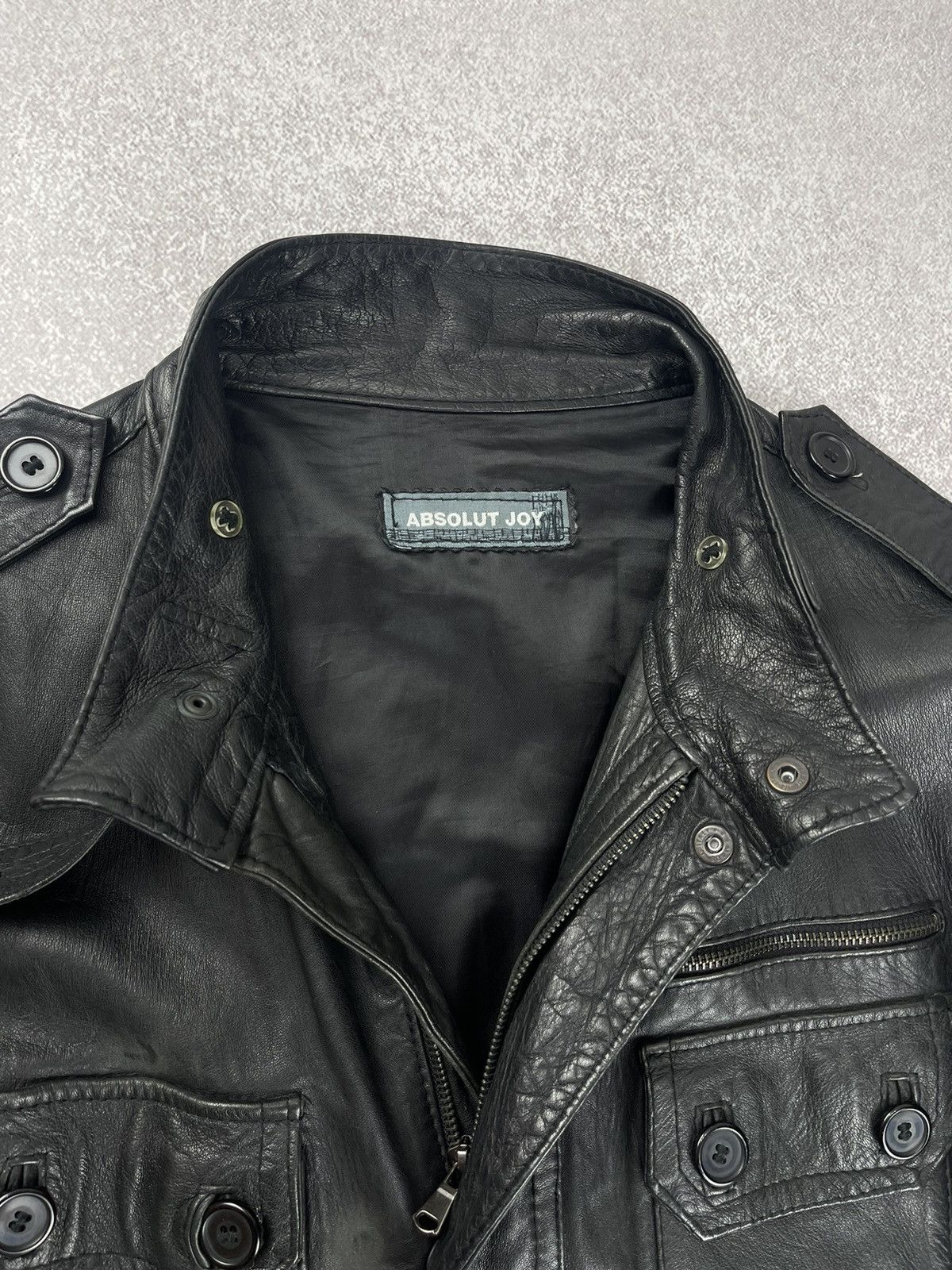 Absolut Joy Absolut Joy Leather Jacket Men’s Size M-L Size US M / EU 48-50 / 2 - 6 Thumbnail