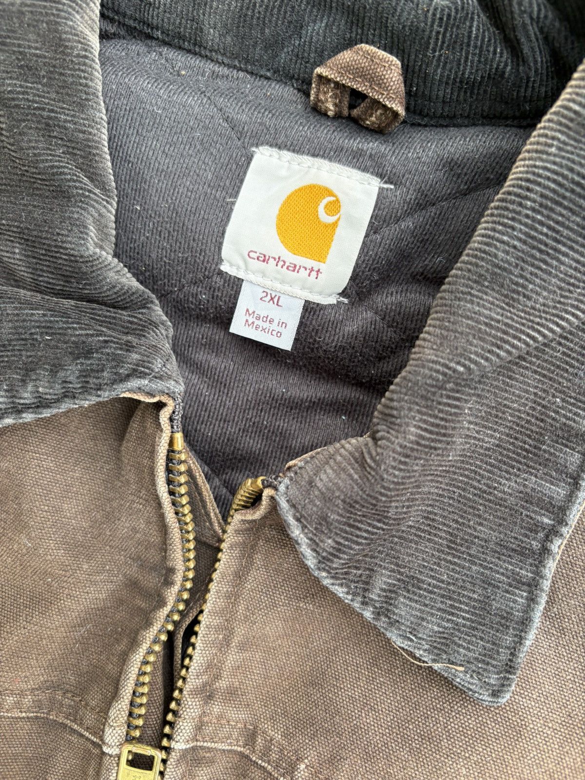Carhartt Vintage 90s Carhartt J14 CHT Santa Fe Men's Jacket Brown XXl Size US XXL / EU 58 / 5 - 2 Thumbnail