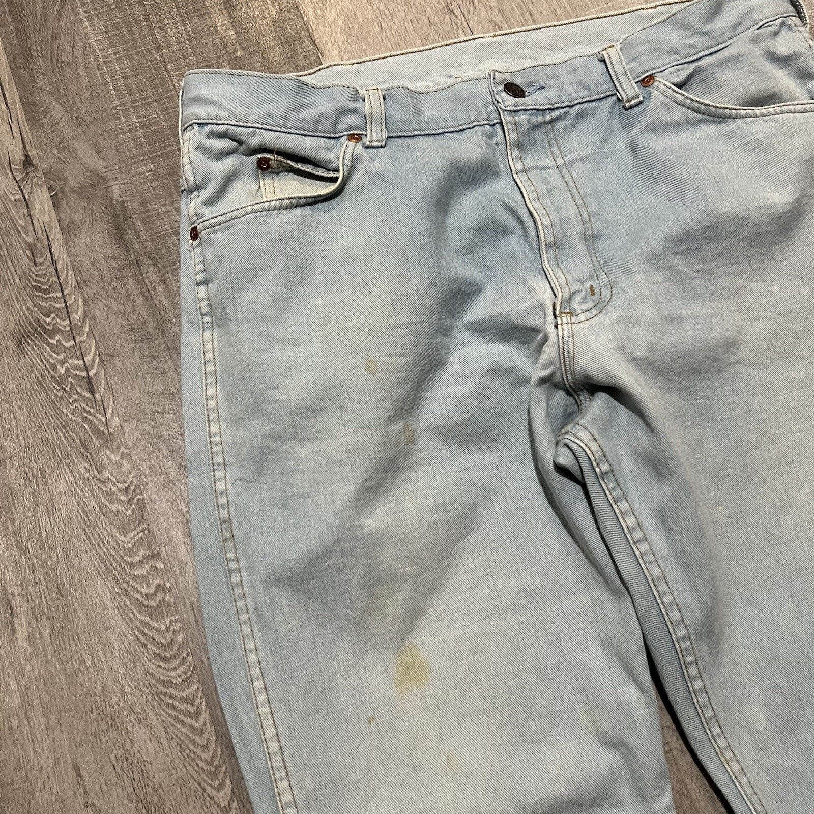 Vintage VTG 60s/70s Bootcut Jeans Blue Western Denim Cowboy Jeans Size US 36 / EU 52 - 3 Thumbnail