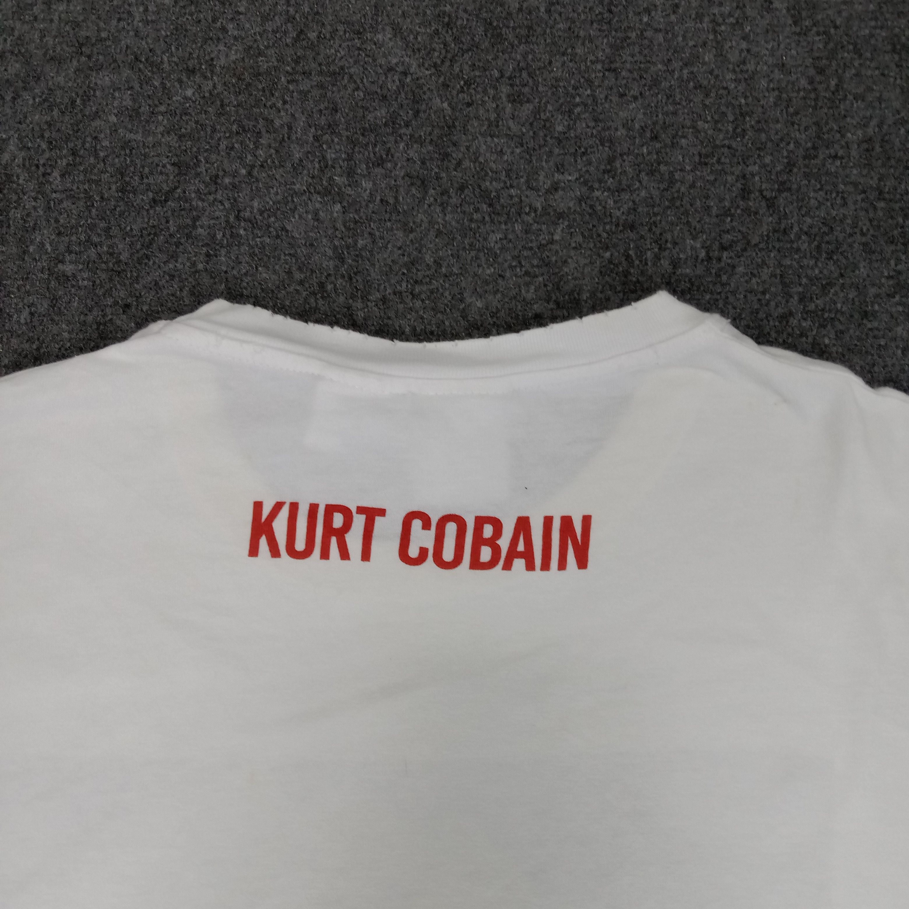 Vintage × Zara Zara X Kurt Nirvana Grunge Style Band Tshirt Size US L / EU 52-54 / 3 - 7 Thumbnail