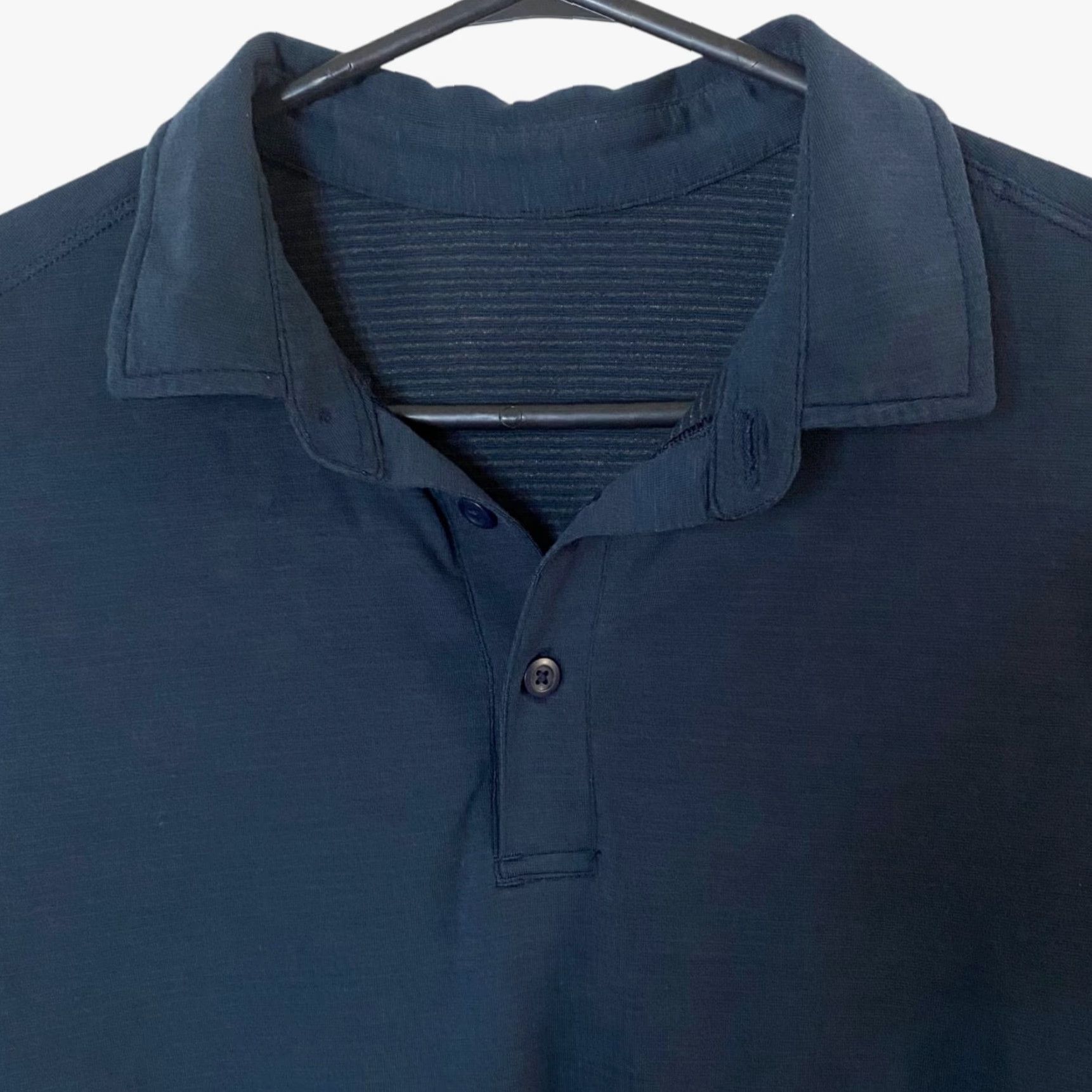 Lululemon VINTAGE Lululemon Evolution Polo Shirt Navy Blue Mens Small Short-Sleeve 4-Way Stretch Size US S / EU 44-46 / 1 - 4 Thumbnail
