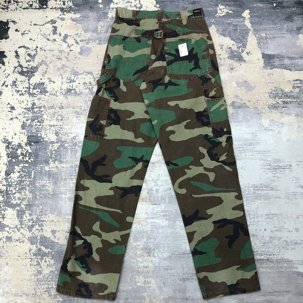 Other P147 NEPCO CAMO CARPENTER PANTS Size US 28 / EU 44 - 2 Thumbnail