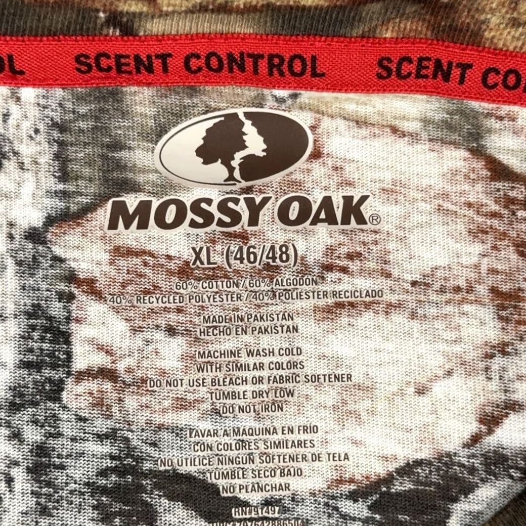 Vintage VINTAGE Mossy Oak Shirt Adult XL Brown Camo Hunting Scent Control Outdoor Size US XL / EU 56 / 4 - 4 Thumbnail