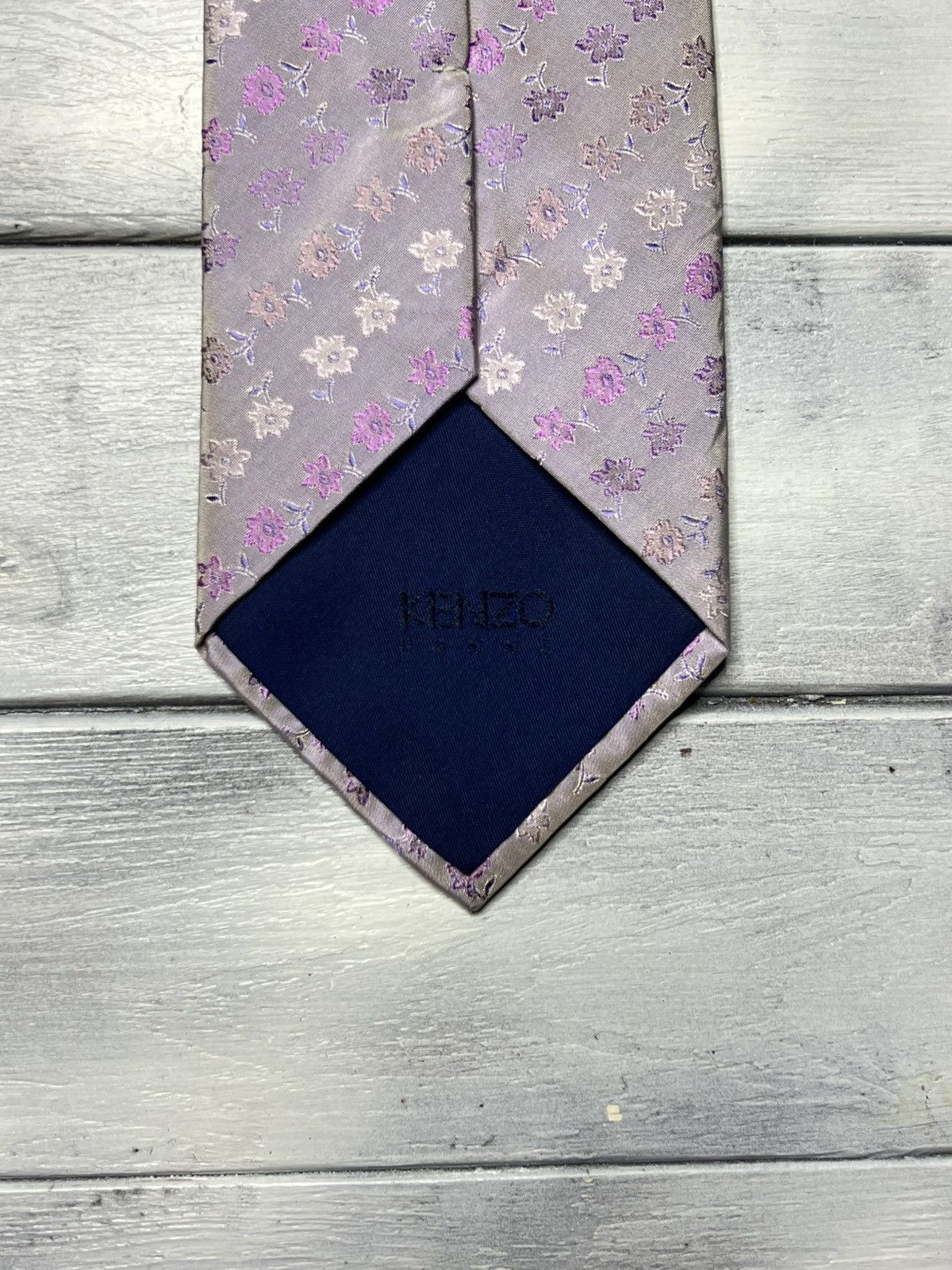 Kenzo Rare Luxury Tie Kenzo Flowers Size ONE SIZE - 5 Thumbnail