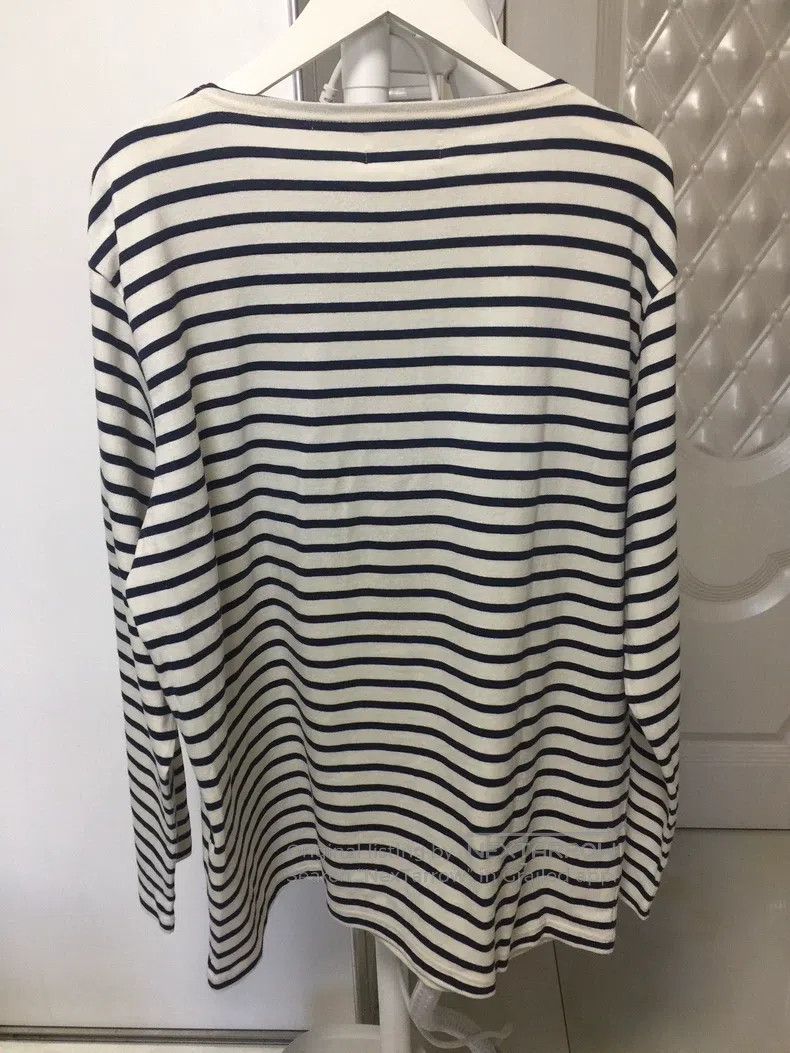 Junya Watanabe Junya Watanabe Patchwork Striped Long T-Shirt Size L / US 10 / IT 46 - 2 Thumbnail
