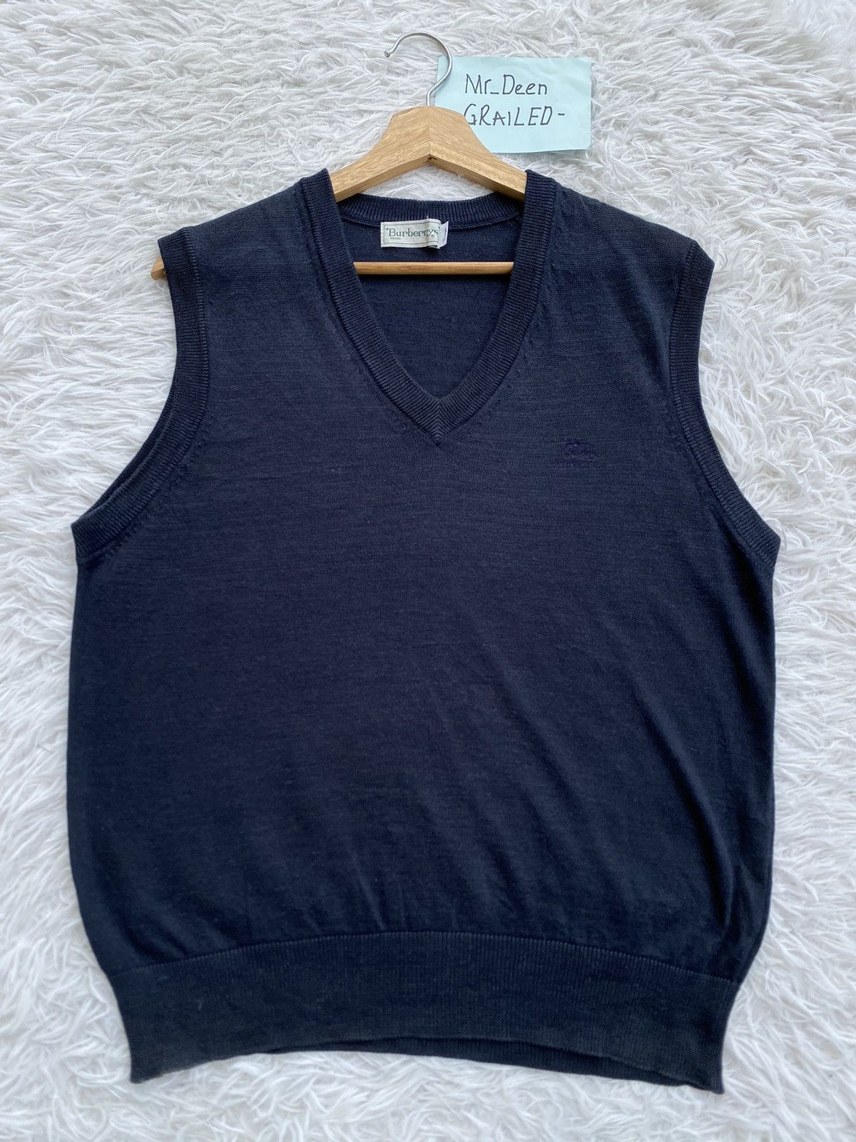 Burberry Rare Vintage 90s Burberry Knitted Vest Size US M / EU 48-50 / 2 - 4 Thumbnail