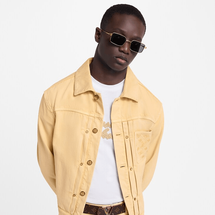 Louis Vuitton Garment-Dyed Denim Type II Trucker Jacket Size US M / EU 48-50 / 2 - 4 Thumbnail