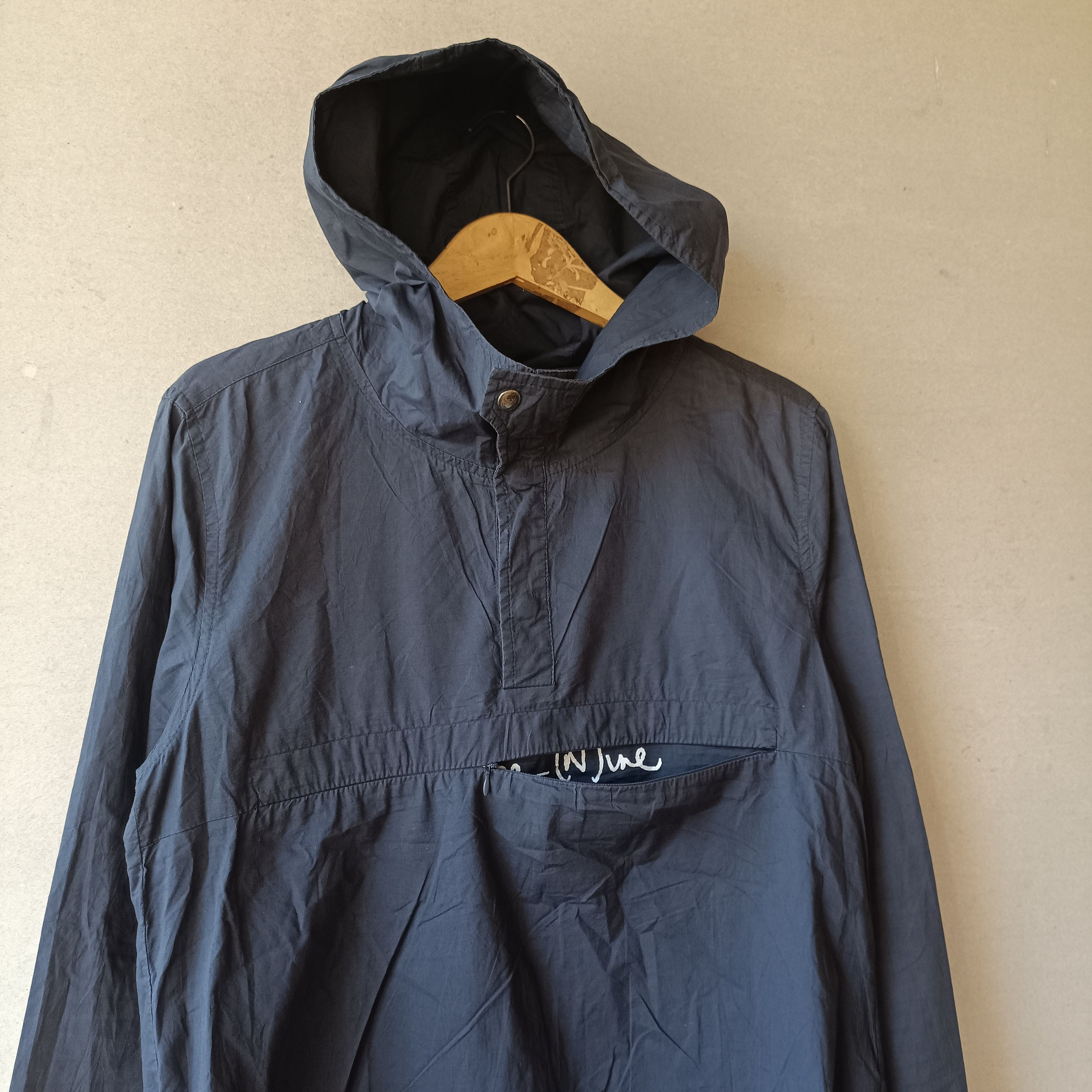 Number (N)ine Number (N)ine Anorak jacket hooded half button Navy Jacket Size US S / EU 44-46 / 1 - 6 Thumbnail