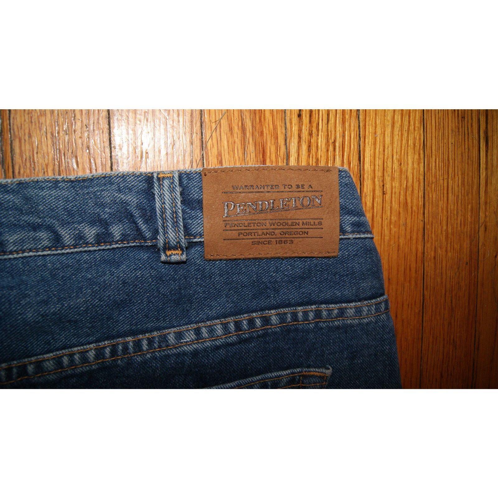 Pendleton Pendleton Woolen Mens Jeans 44x32 Relax Fit Straight Leg Size US 44 / EU 60 - 2 Thumbnail