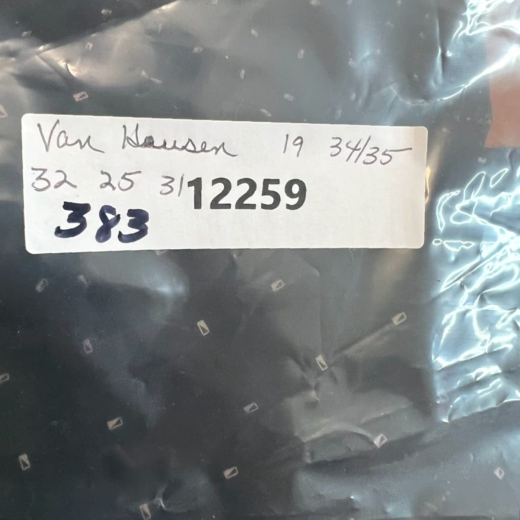 Van Heusen Van Heusen Button-Up Shirt Mens Big & Tall 19 Black Polka Dot Long Sleeve Chest 64 in Classic, Colorful, Designer Shirt Size US XXL / EU 58 / 5 - 8 Thumbnail