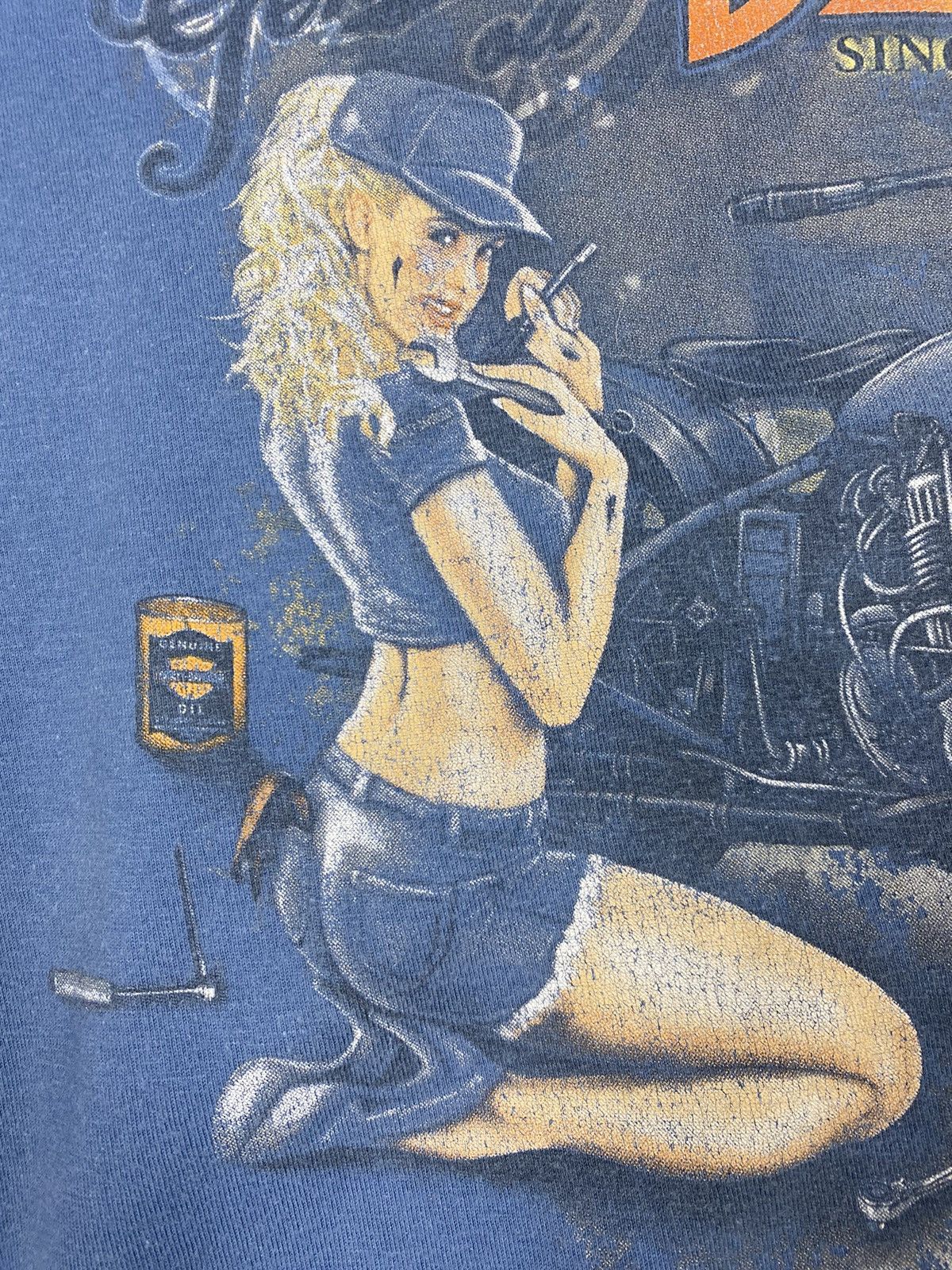 Harley Davidson × Vintage Vintage Harley Davidson 2005 Biker Tee T Shirt Size US XXL / EU 58 / 5 - 13 Thumbnail