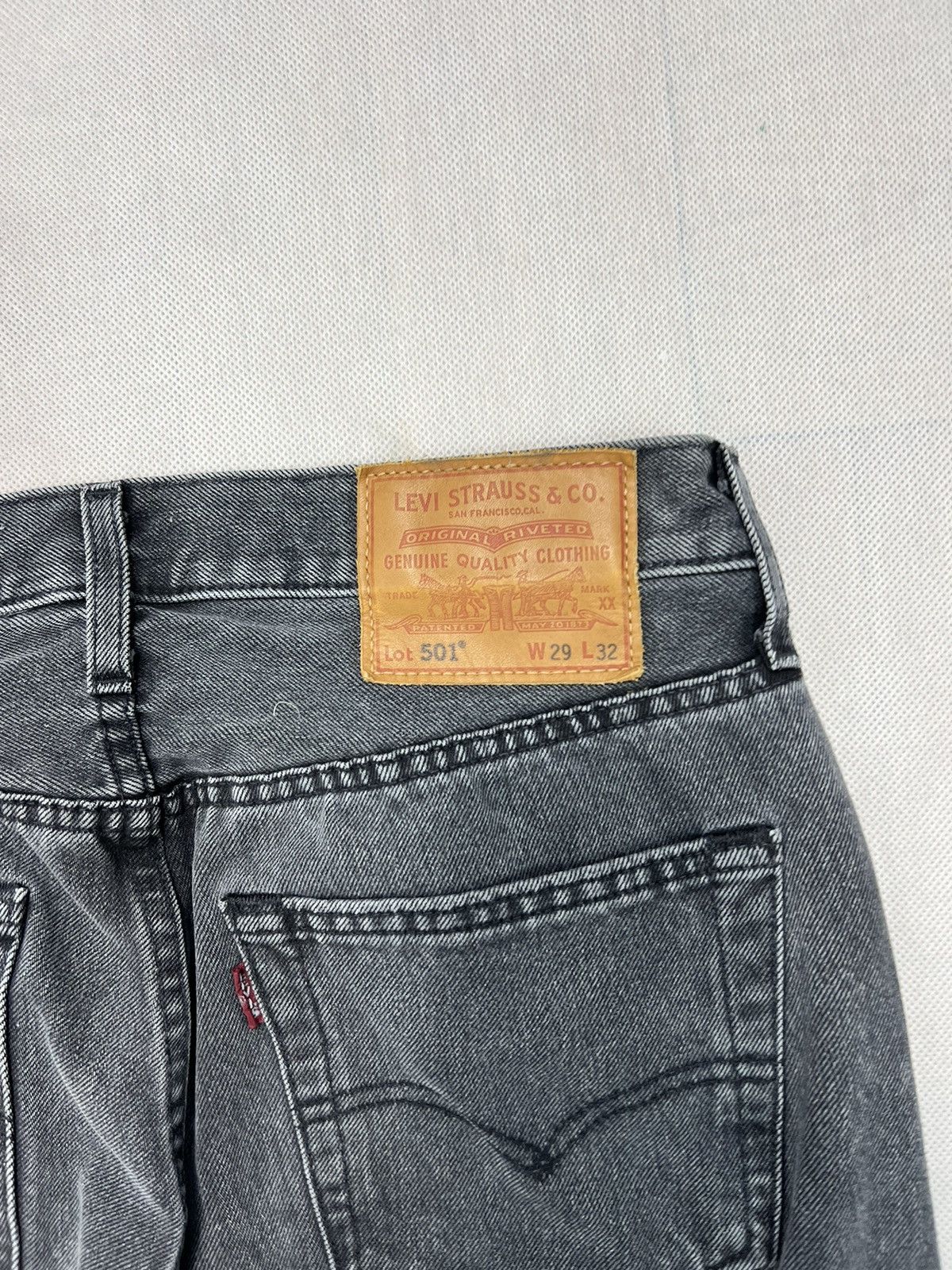 Levi's Pants Levi’s 501 dark grey jeans Size US 32 / EU 48 - 3 Thumbnail
