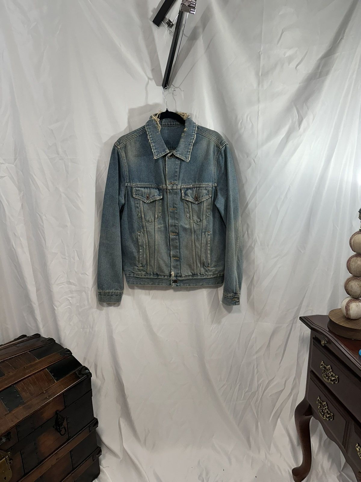 Off-White Off-White Denim Jacket Size US M / EU 48-50 / 2 - 1 Thumbnail