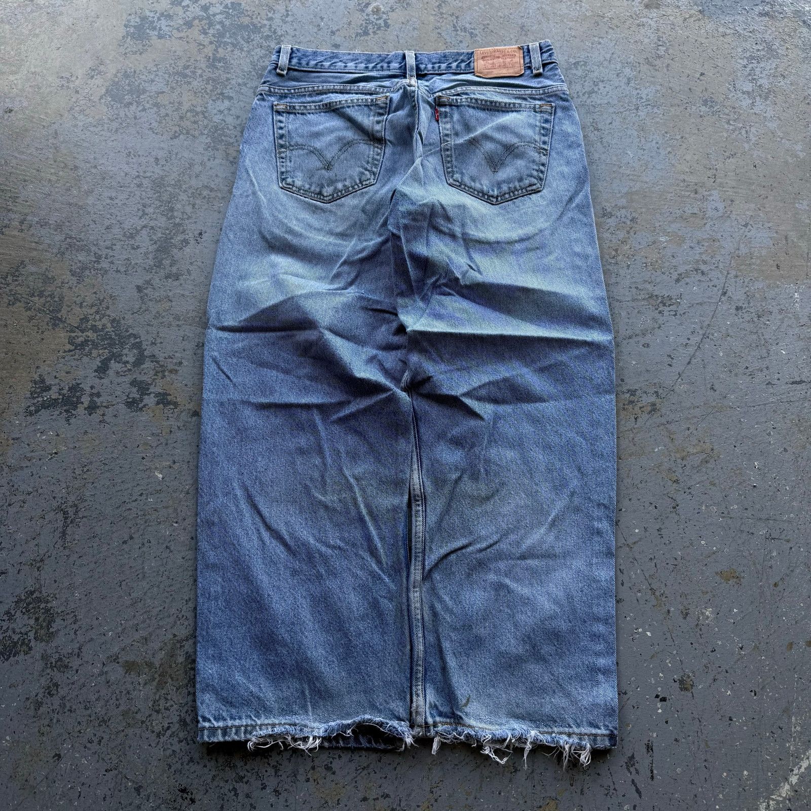 Levi's Vintage Y2K Levi’s 550 Relaxed Fit Sz 16 Husky Jeans 34x28 Size US 34 / EU 50 - 3 Thumbnail