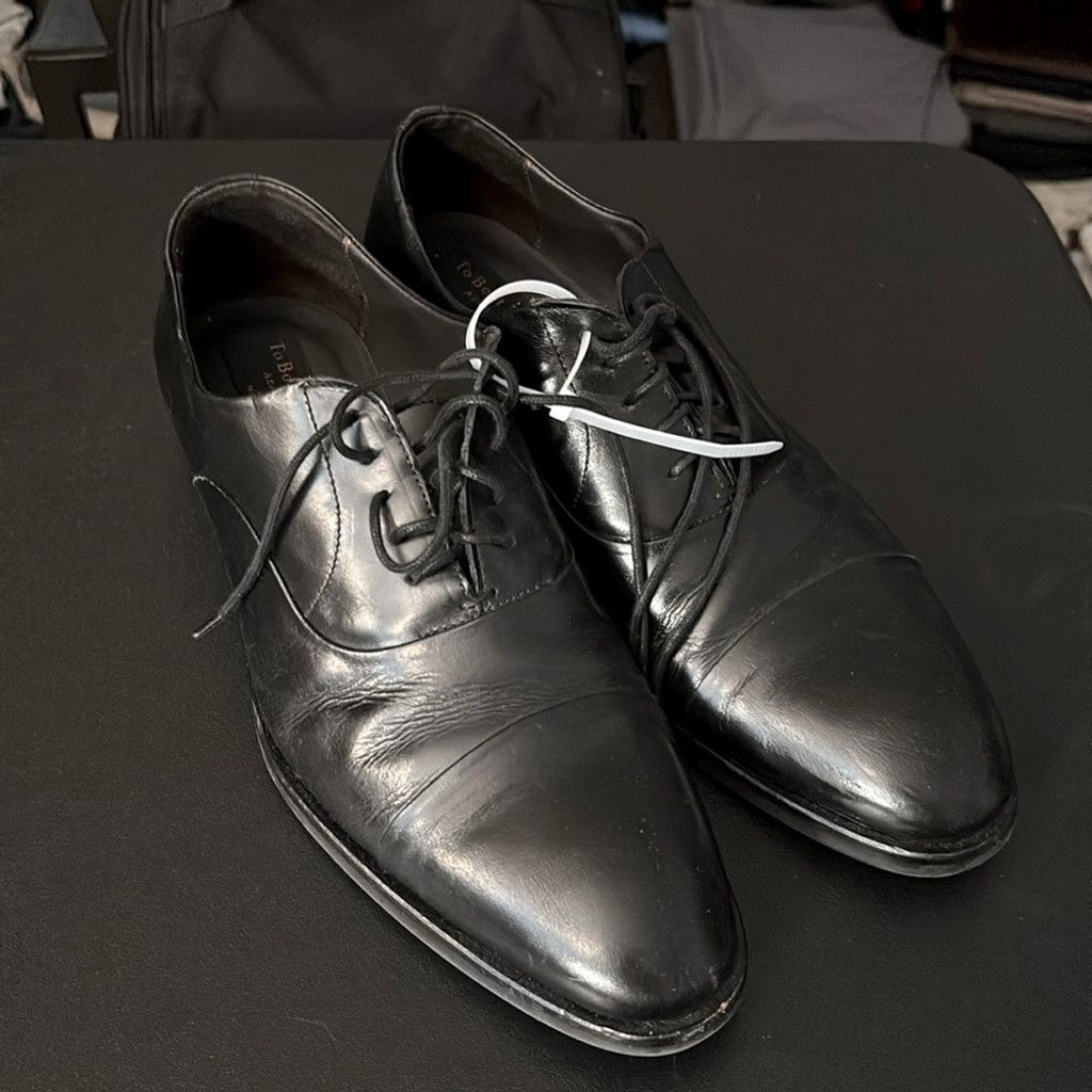 To Boot New York To Boot New York Men’s Black Adam Derrick Dress Shoes Sz 11 Size US 11 / EU 44 - 1 Thumbnail