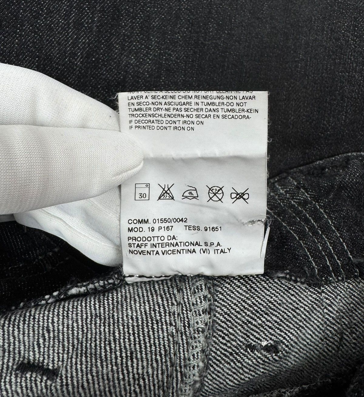 Diesel × Vintage Diesel Style Lab Archive Jeans Strap size 26 Size 26" / US 2 / IT 38 - 14 Thumbnail