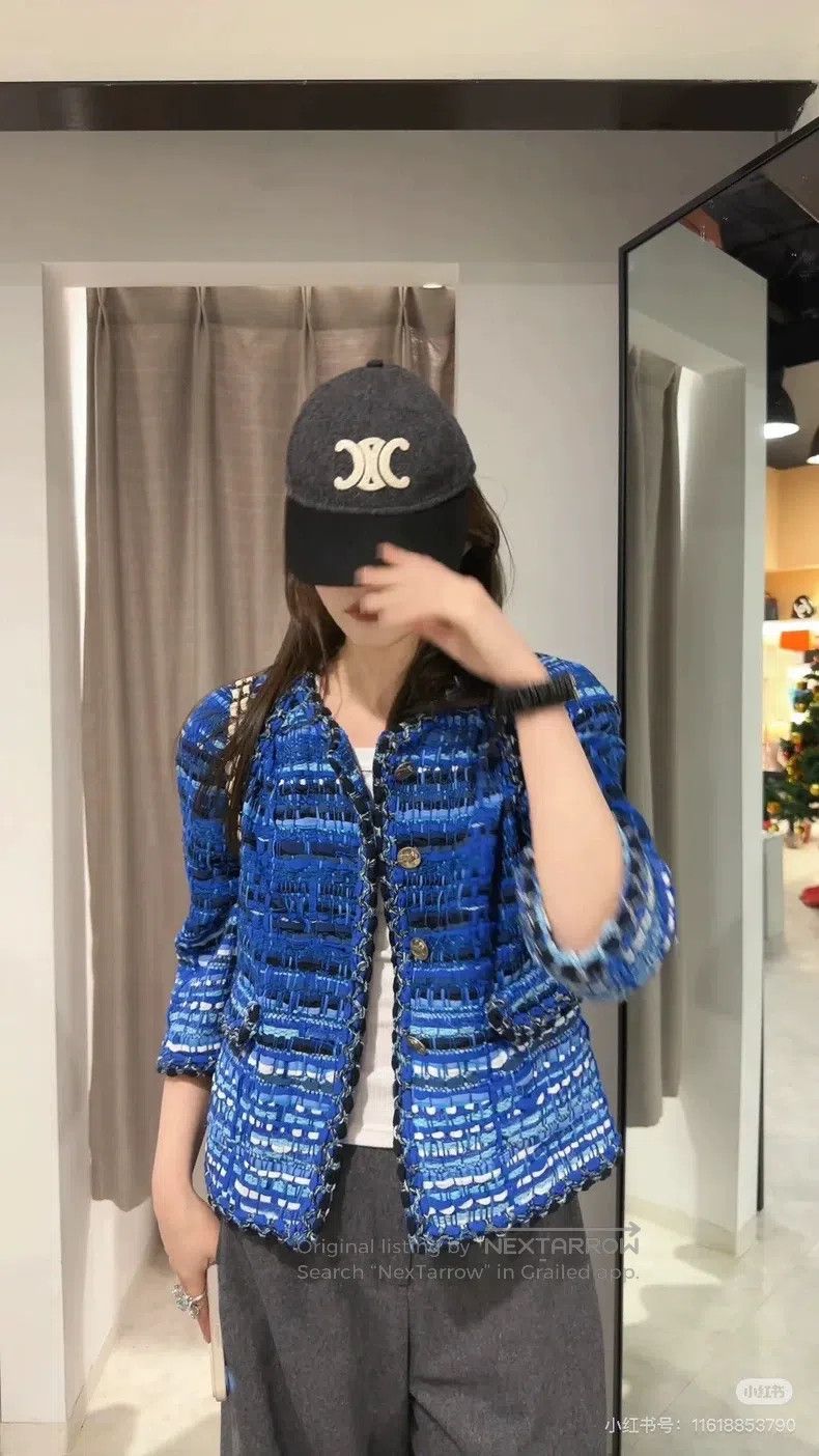 Chanel Chanel Greek royal blue jacket Size XS / US 0-2 / IT 36-38 - 3 Thumbnail