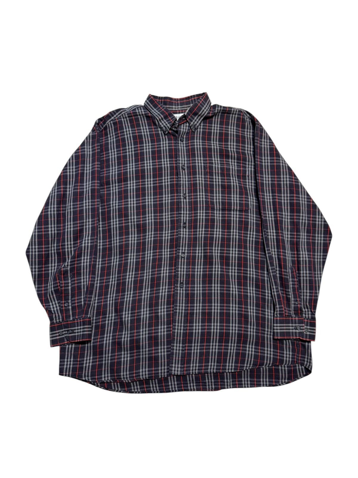 Burberry Vintage Burberrys Nova Check Shirt Size US L / EU 52-54 / 3 - 1 Thumbnail