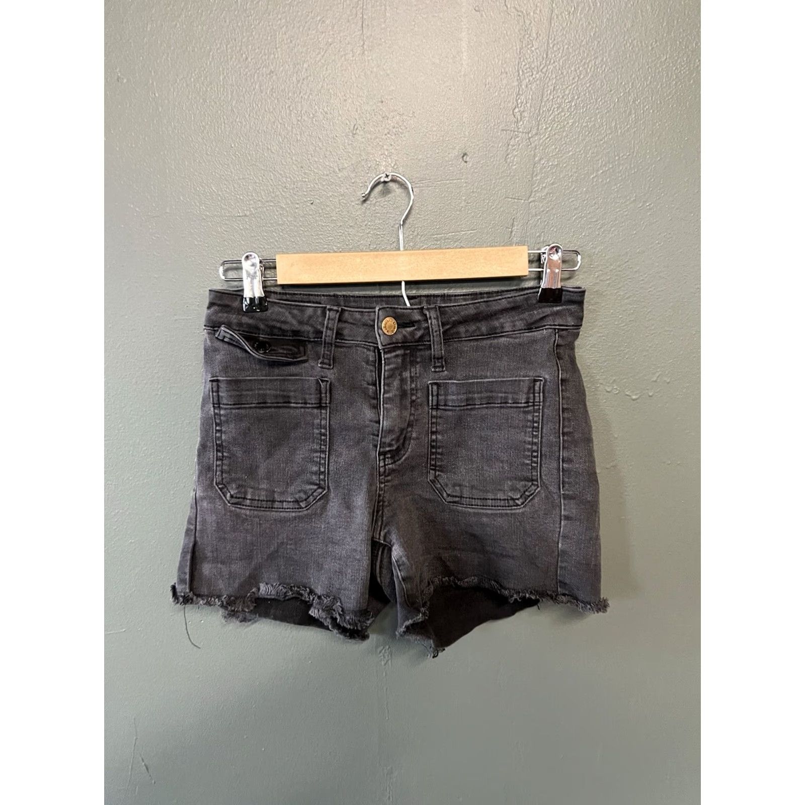 Denime Judy Blue Womens Denim Shorts Cut-Off Size 2 Blue Shorts Womens 2 Judy Blue Size 26" / US 2 / IT 38 - 2 Thumbnail
