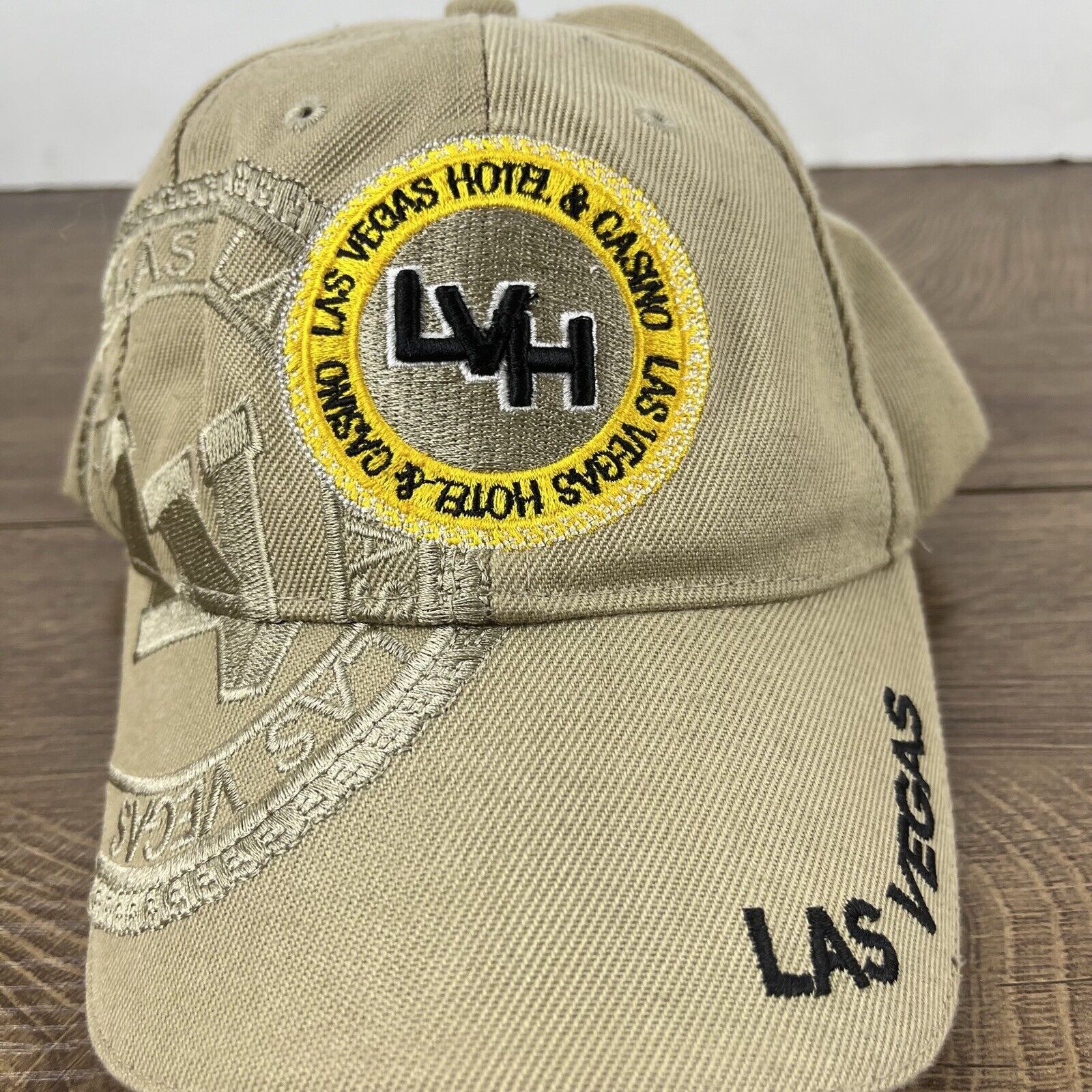 Other Las Vegas Hotel & Casino Hat Adjustable Hat Tan Hat Adjustab Size ONE SIZE - 6 Thumbnail