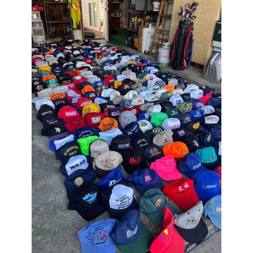Other Mystery Lot Of 5 Vintage Hat Caps Snapback, Rope, Trucker, M Size ONE SIZE - 8 Thumbnail