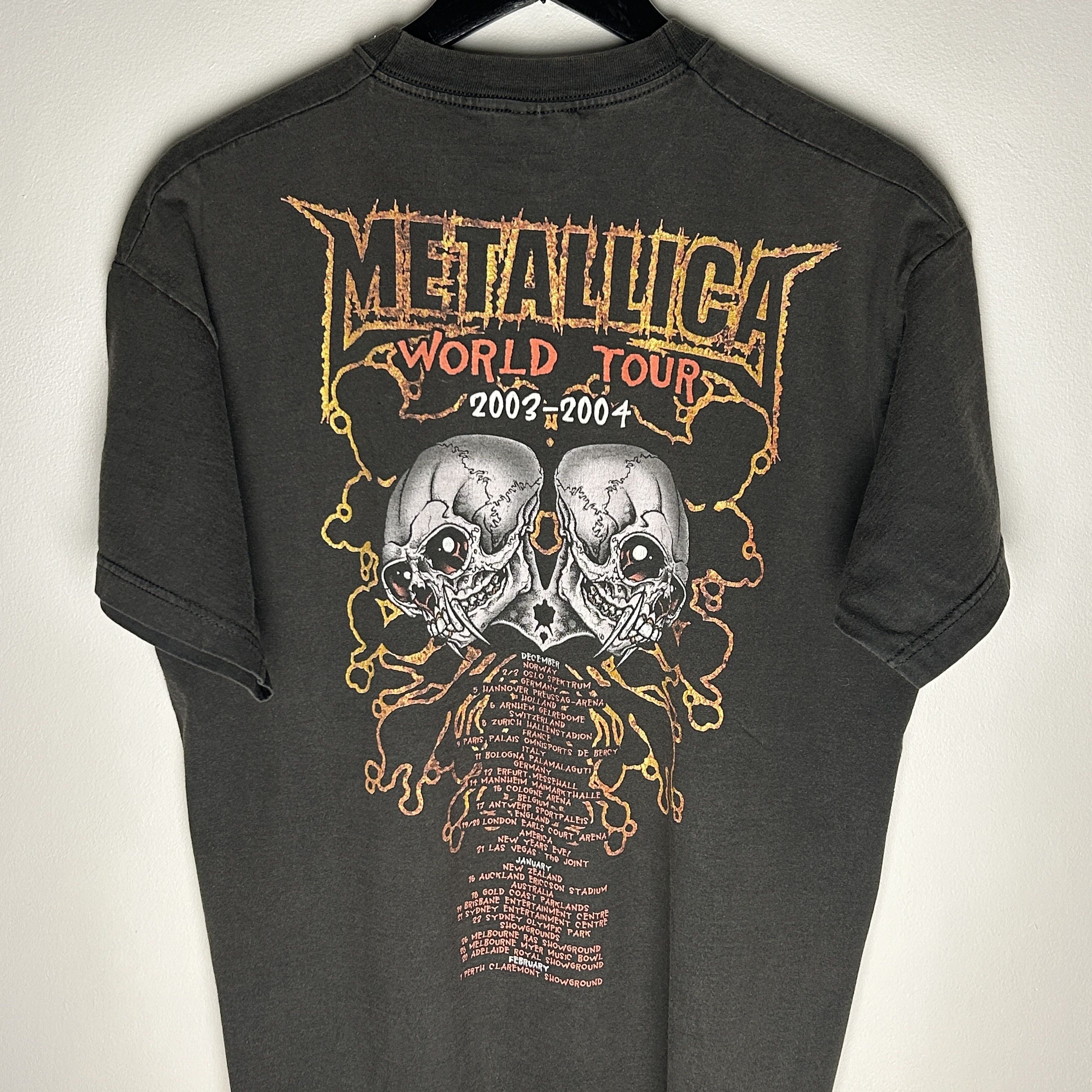 Band Tees Vintage Metallica 2003 Pushead Band T-shirt Size US L / EU 52-54 / 3 - 4 Thumbnail